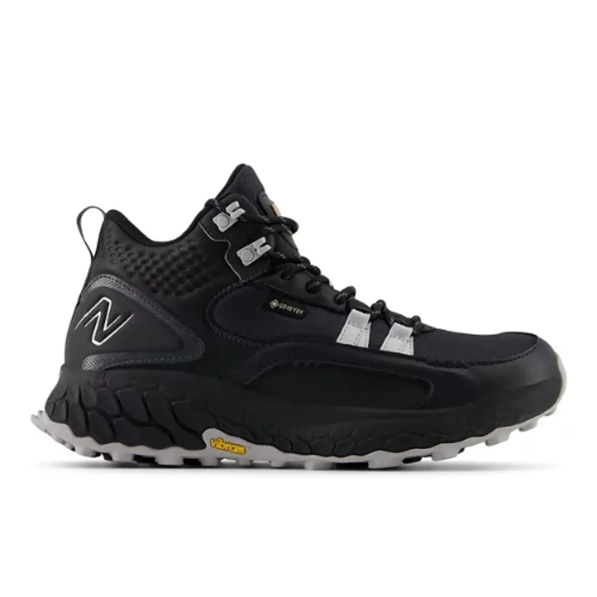 New Balance Women's Fresh Foam X Hierro Mid Gore-Tex® in Black/Grey Leather