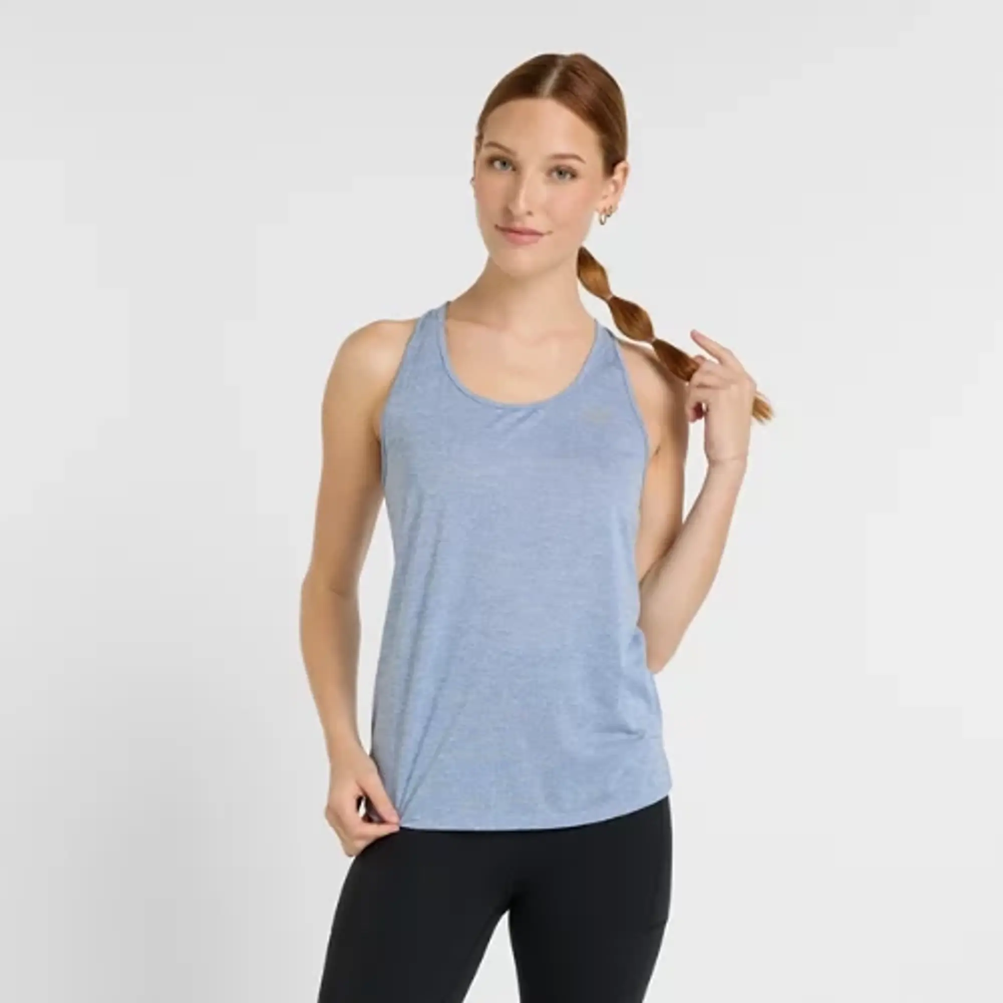 New Balance Women's Athletics Tank in Blue Poly Knit