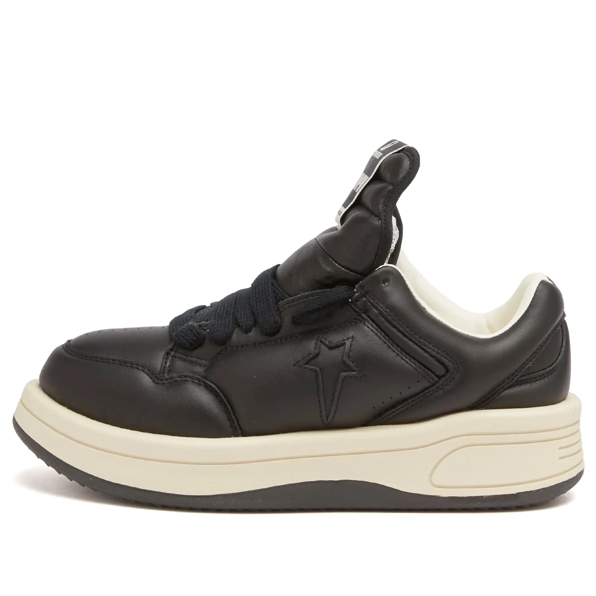 Rick Owens DRKSHDW x Converse TURBOWPN OX Sneaker Black