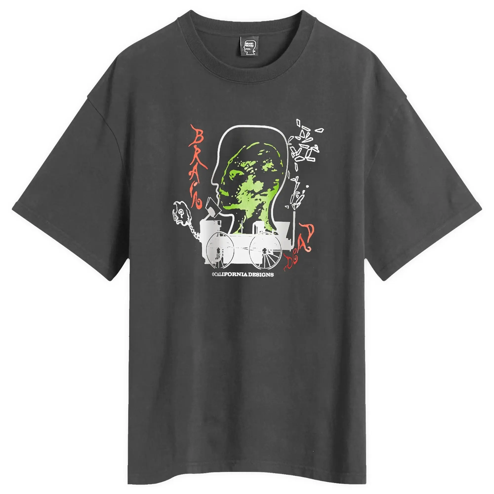 Brain Dead Men's Alien Tractor T-Shirt Black