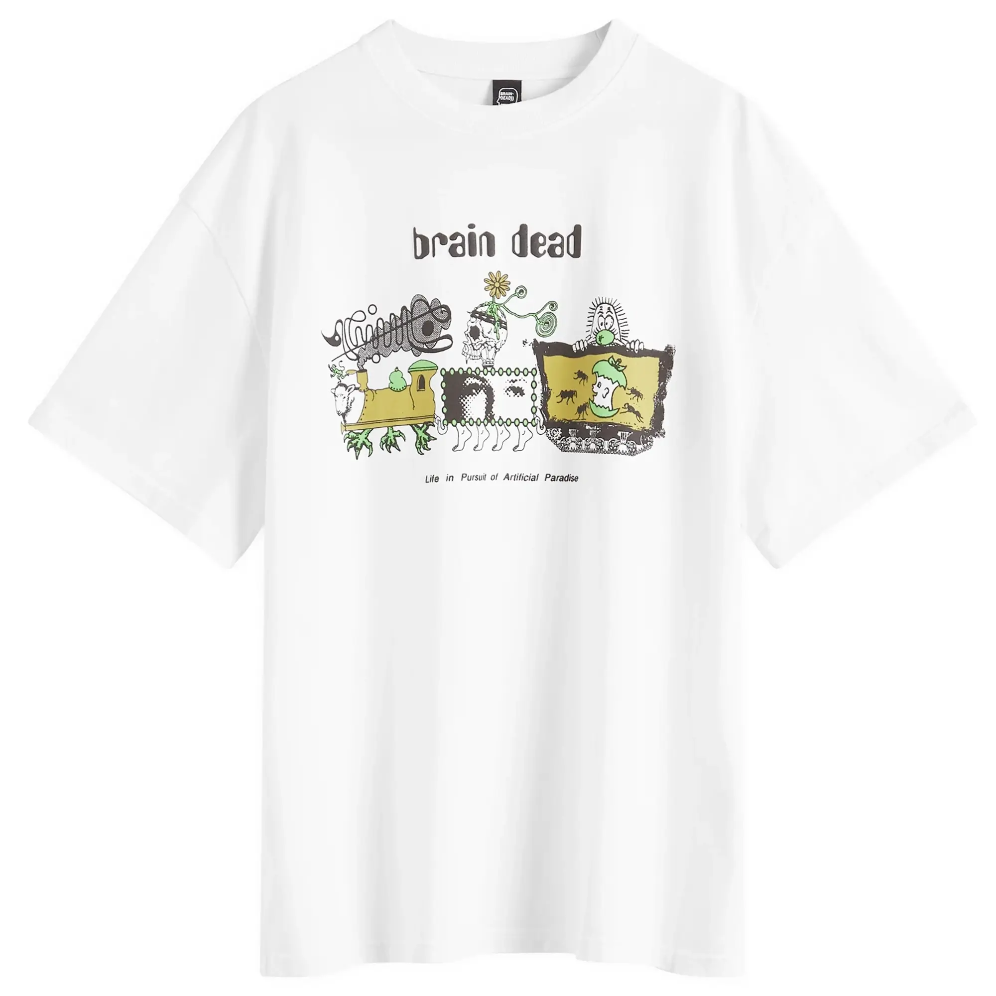 Brain Dead Men's Artificial Paradise T-Shirt White