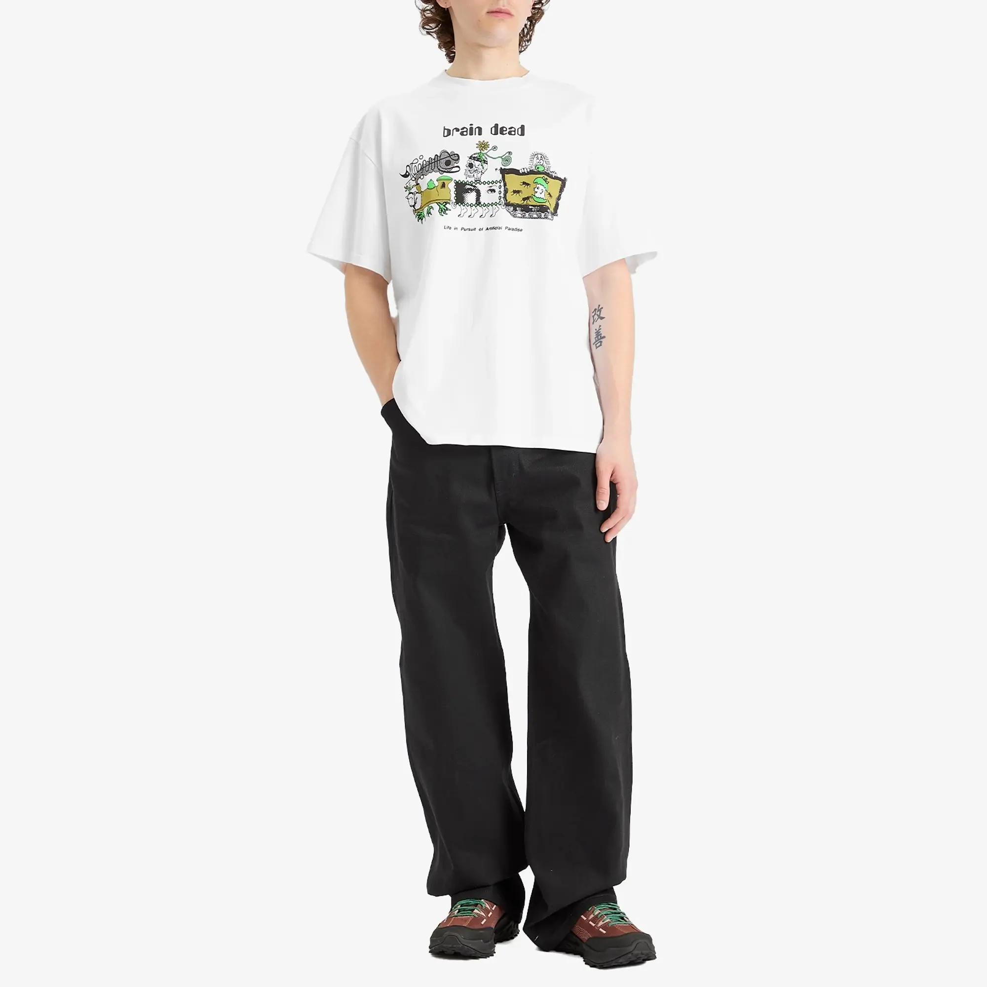 Brain Dead Men's Artificial Paradise T-Shirt White