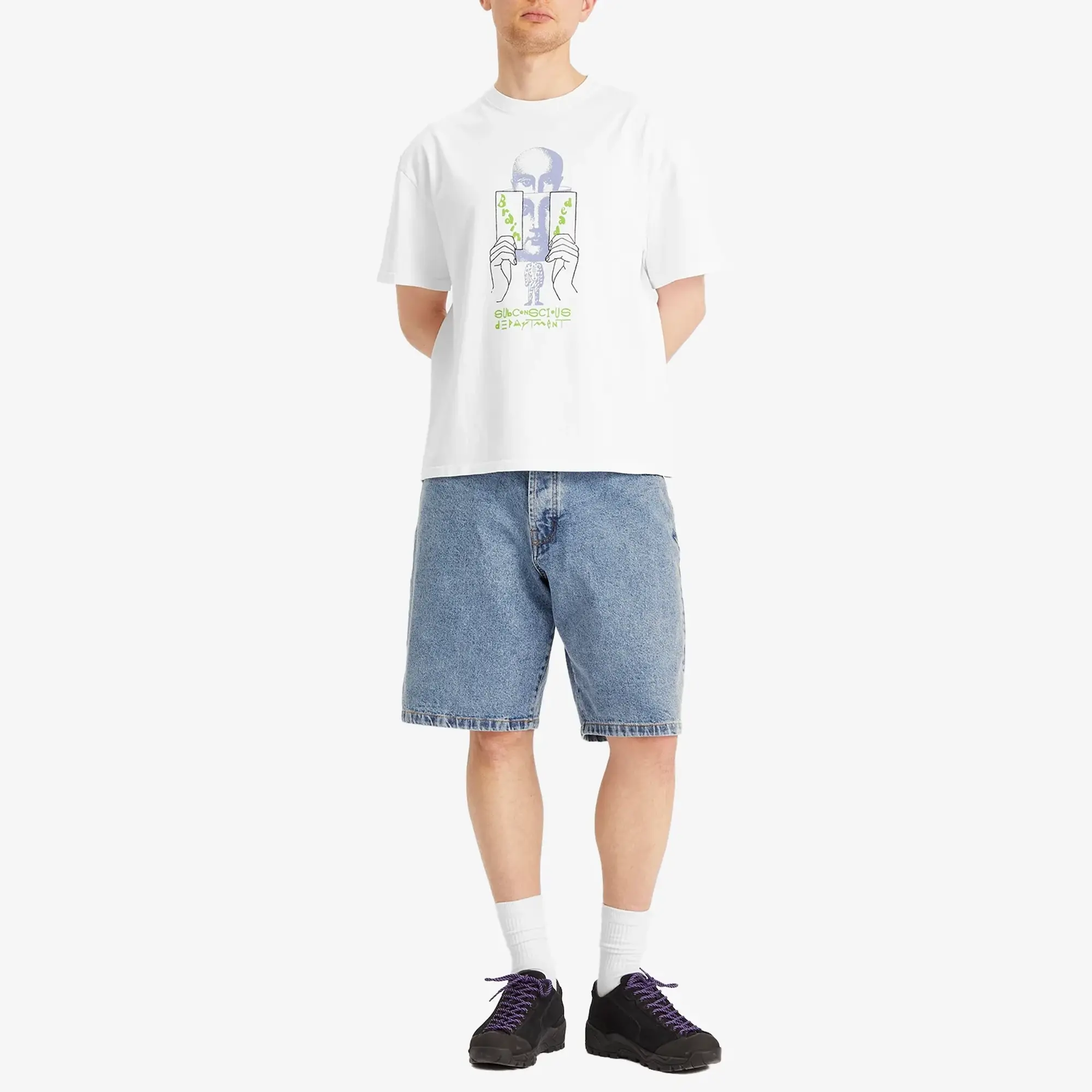 Brain Dead Men's Subconscious T-Shirt White