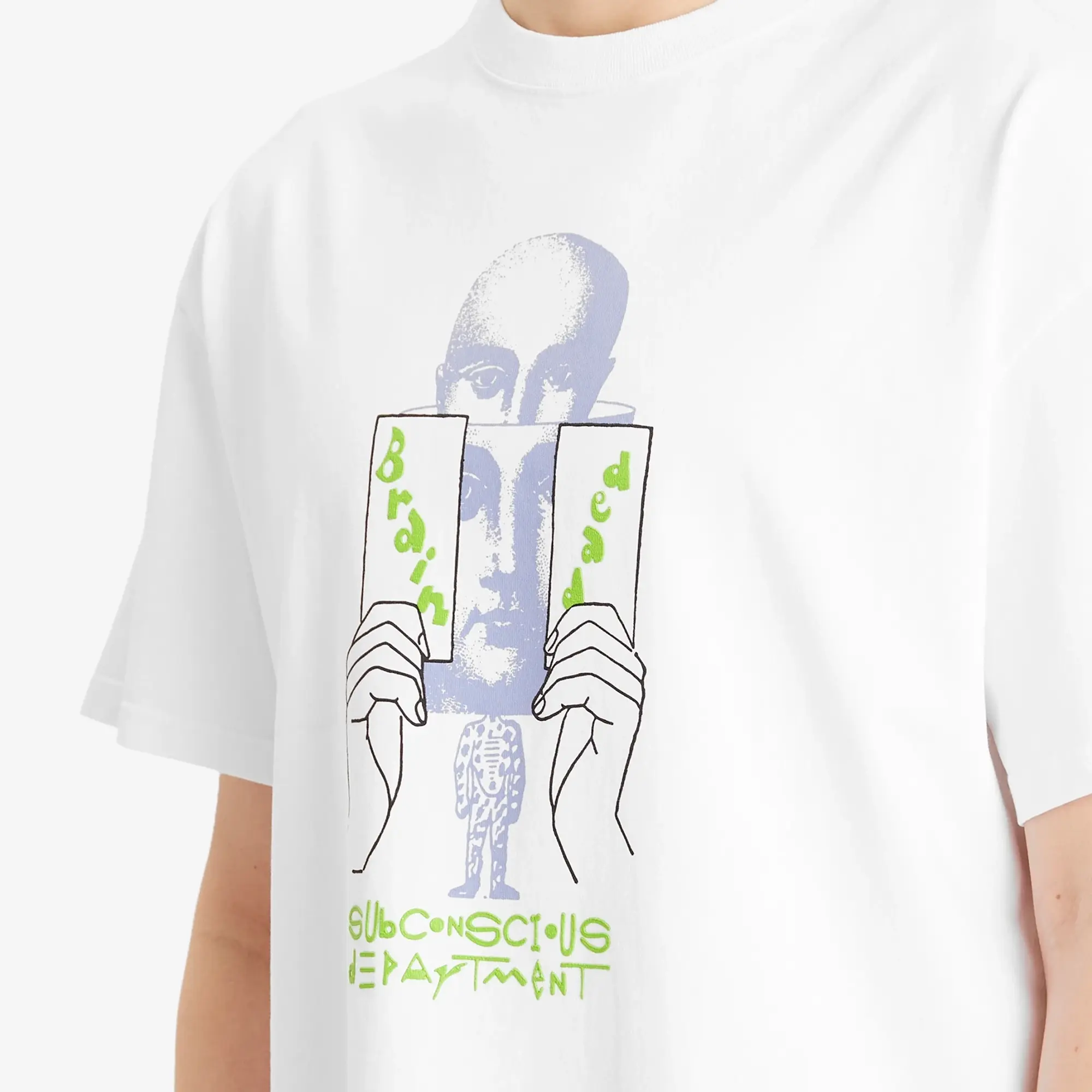 Brain Dead Men's Subconscious T-Shirt White