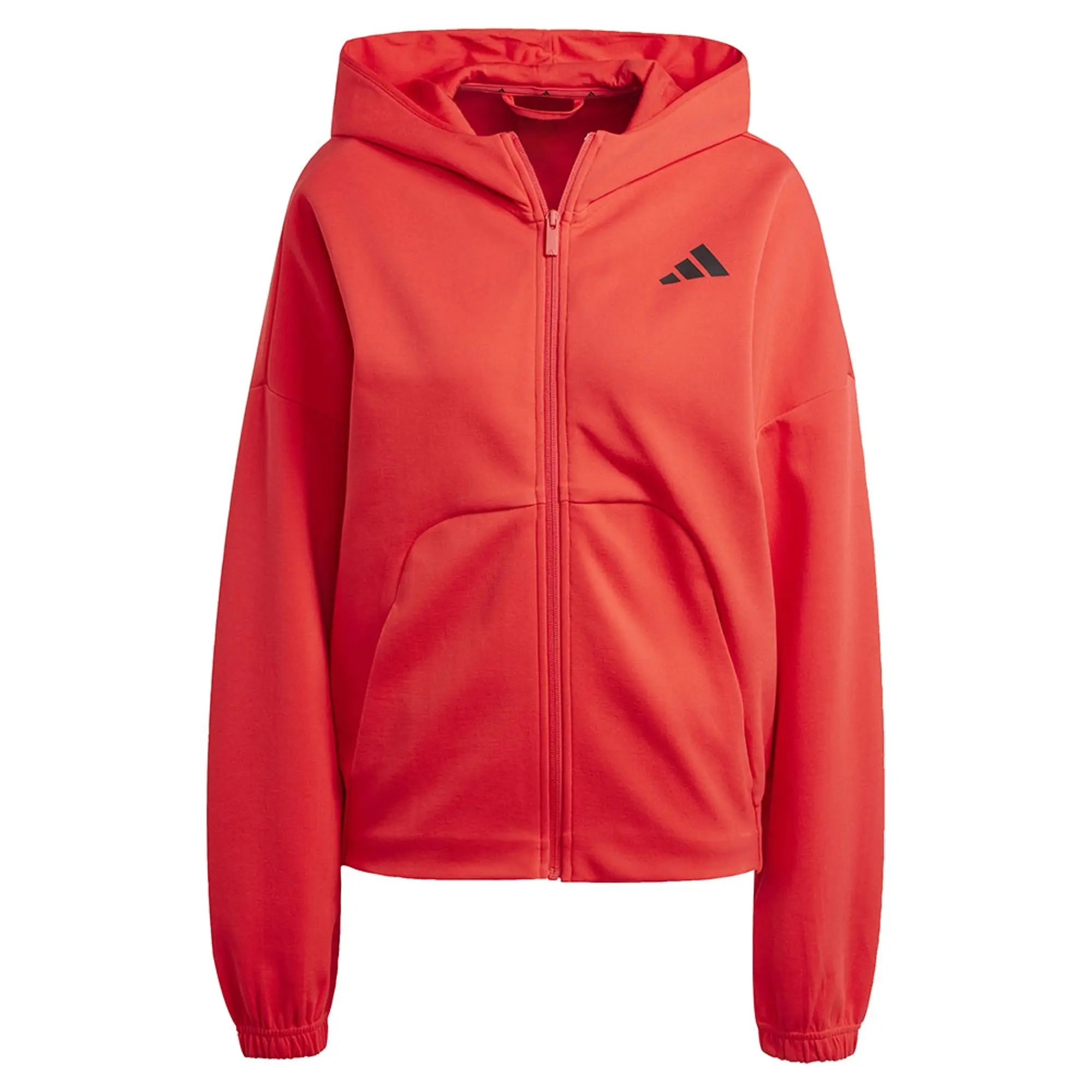 Manchester United x adidas Womens Future Icons Full Zip Hoodie Red