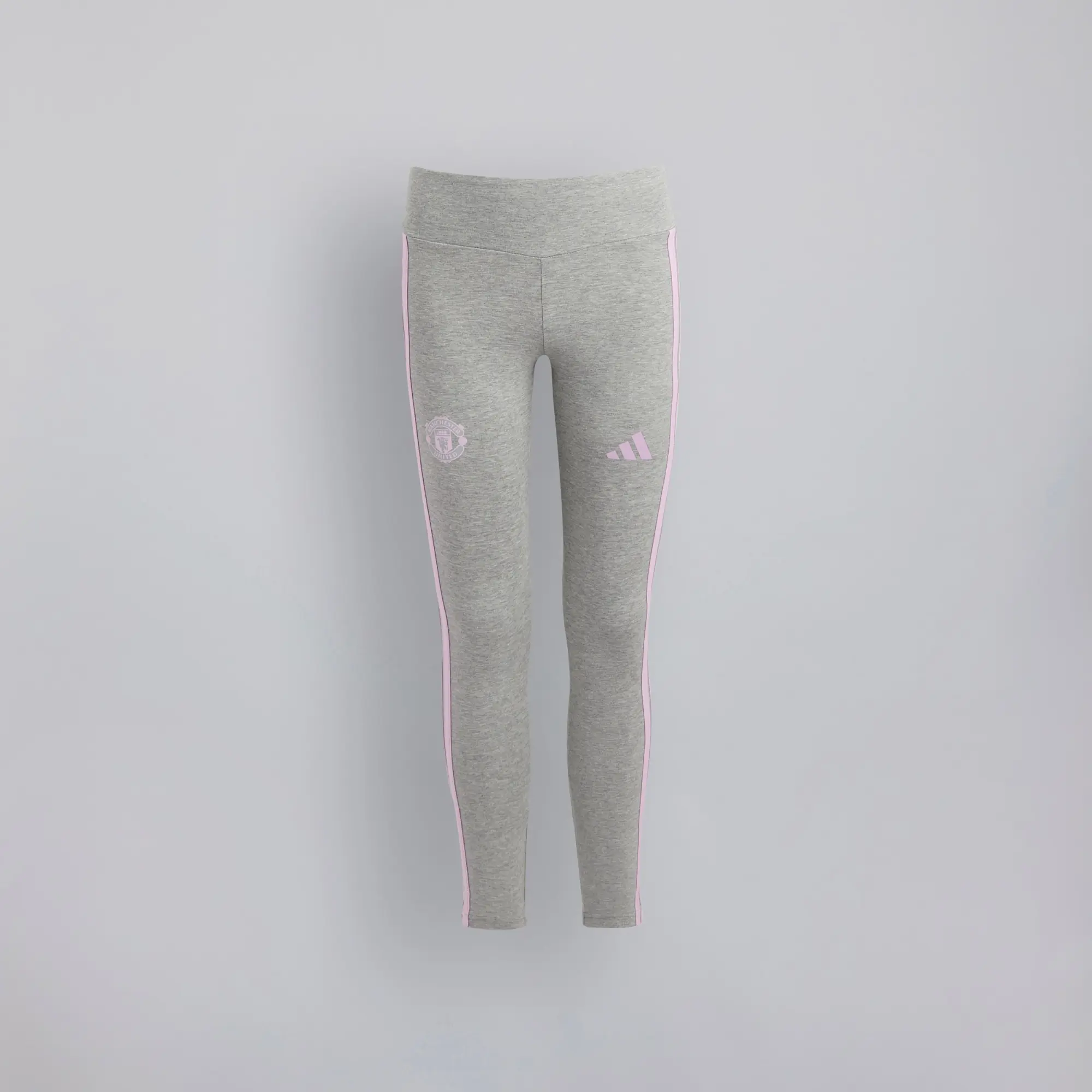 Manchester United x adidas Kids Essentials Leggings Grey Marl