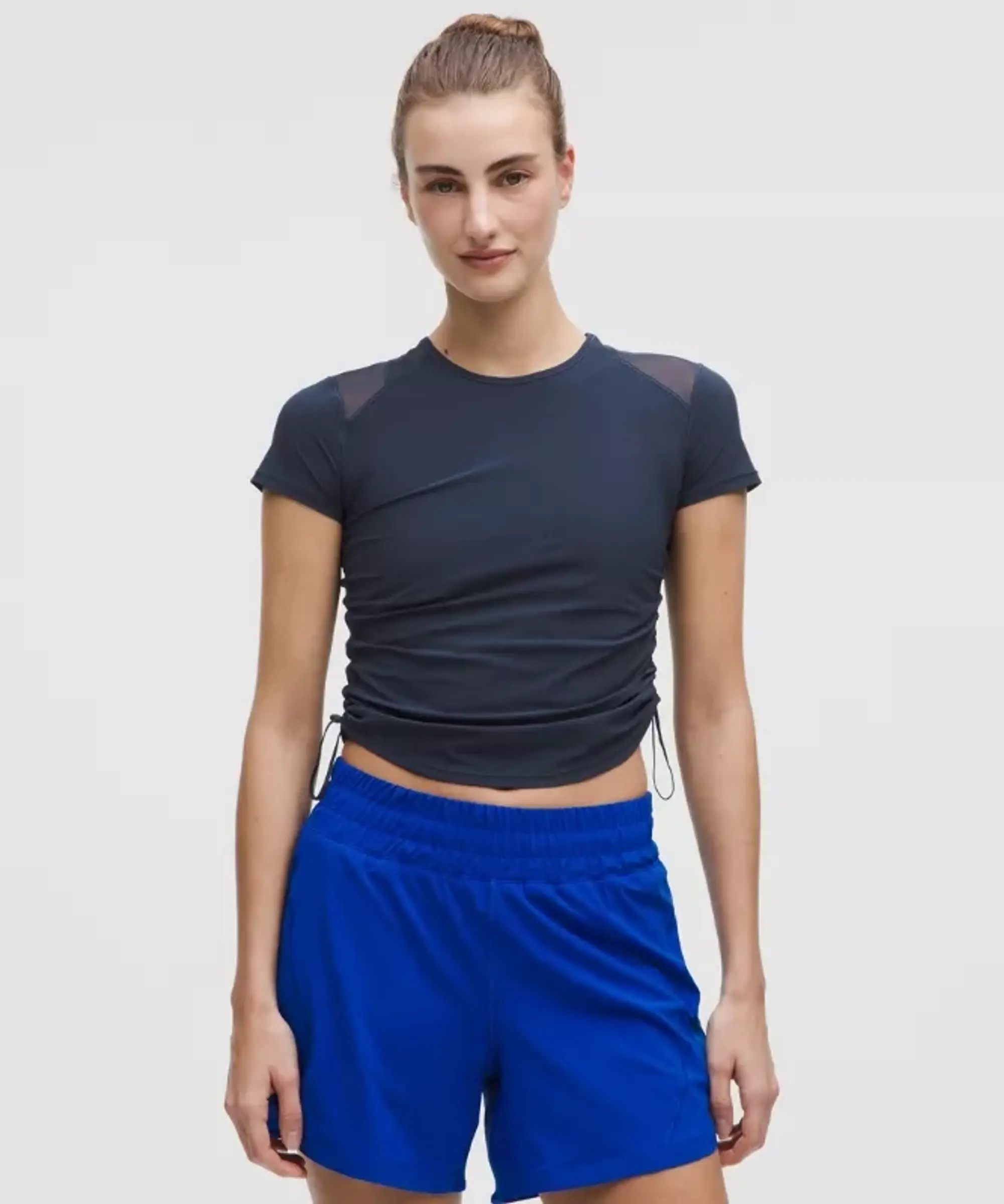 lululemon – Women's Sculpt Cinched Short-Sleeve Shirt – Color Blue – Size 10