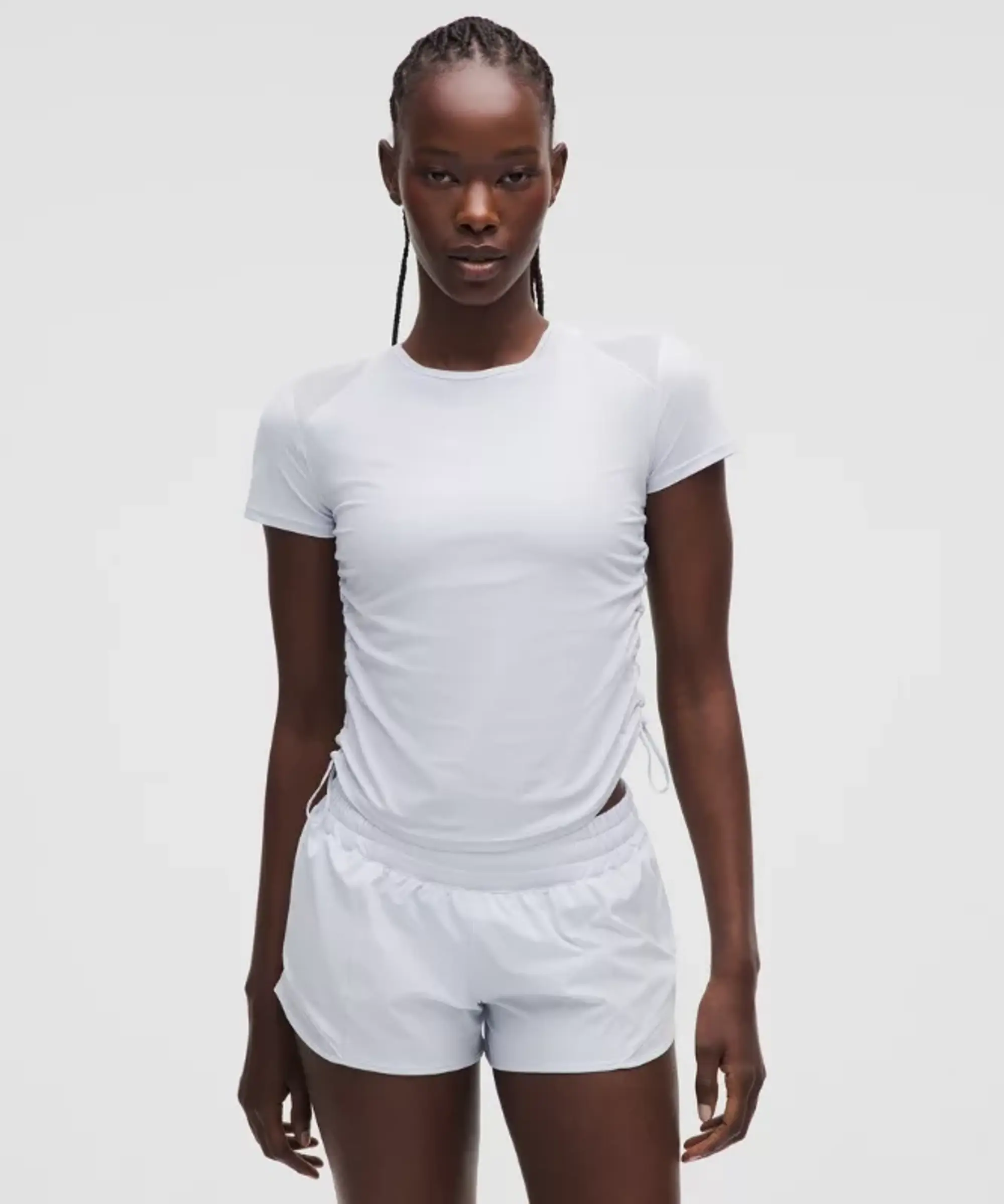lululemon – Women's Sculpt Cinched Short-Sleeve Shirt – Color Blue – Size 10