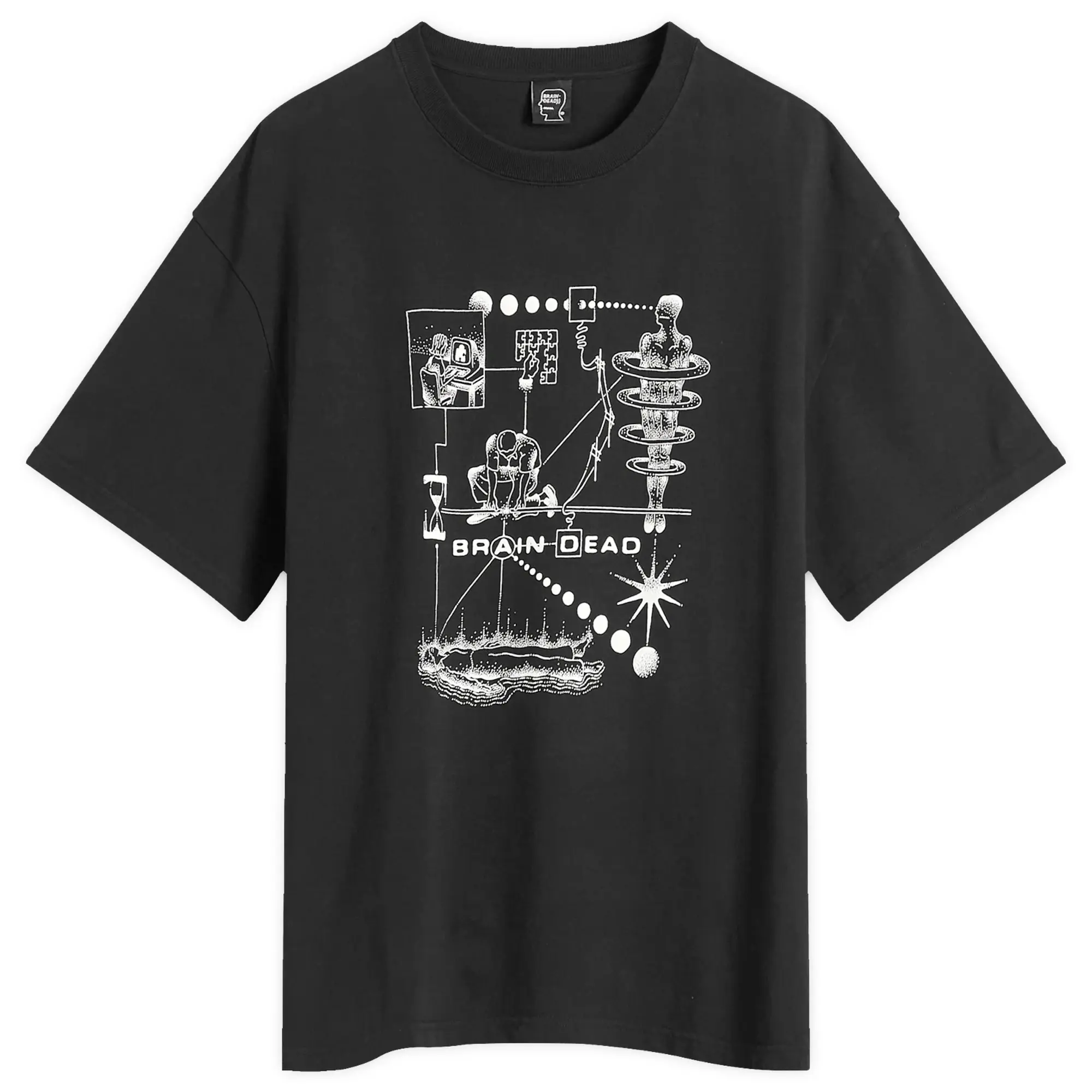 Brain Dead Men's Mind Puzzle T-Shirt Black