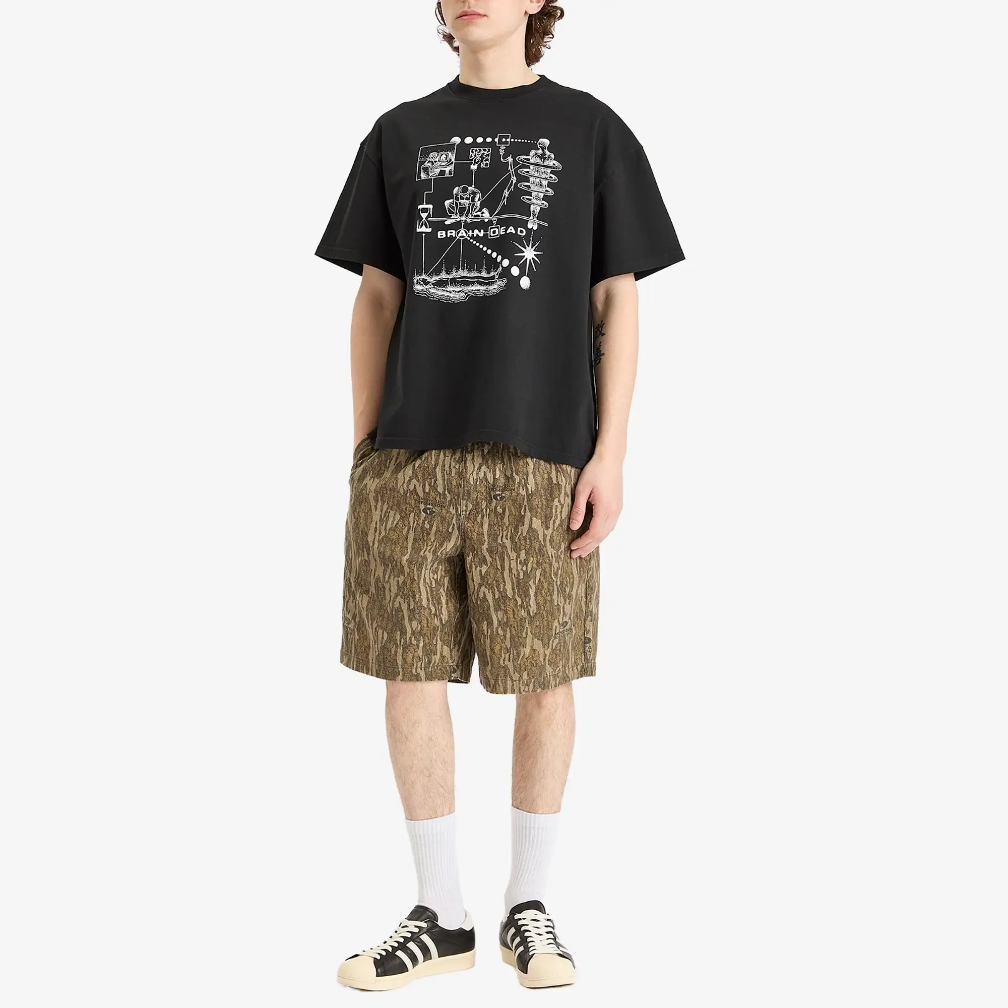 Brain Dead Men's Mind Puzzle T-Shirt Black