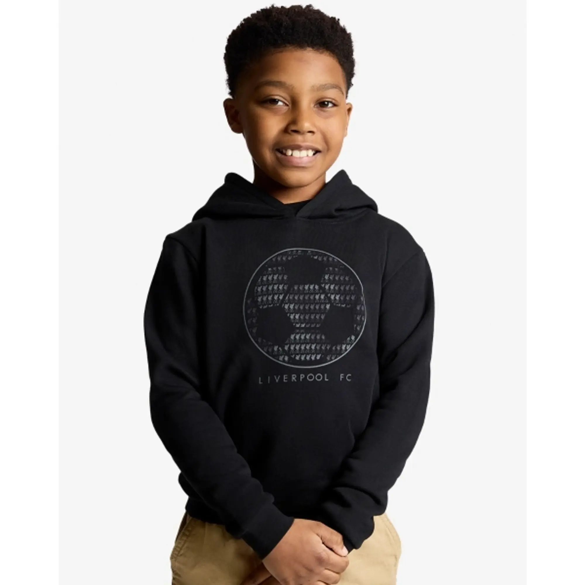LFC Juniors Liverbird Ball Hoody Black