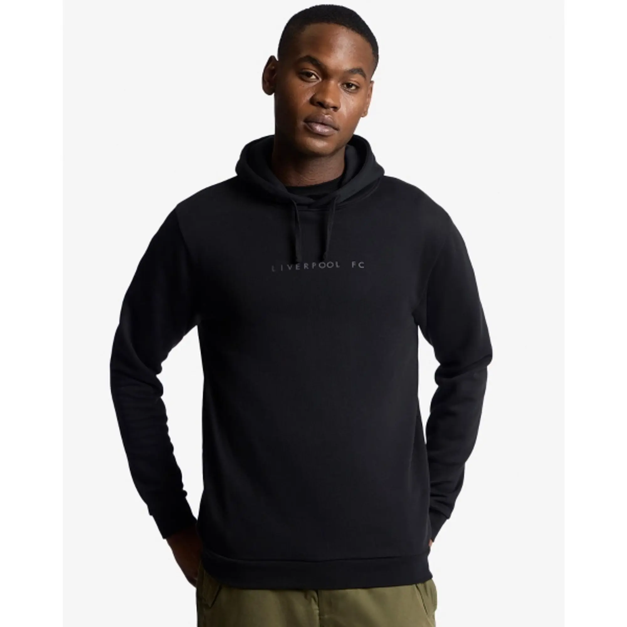 LFC Mens Liverbird Ball Hoody Black