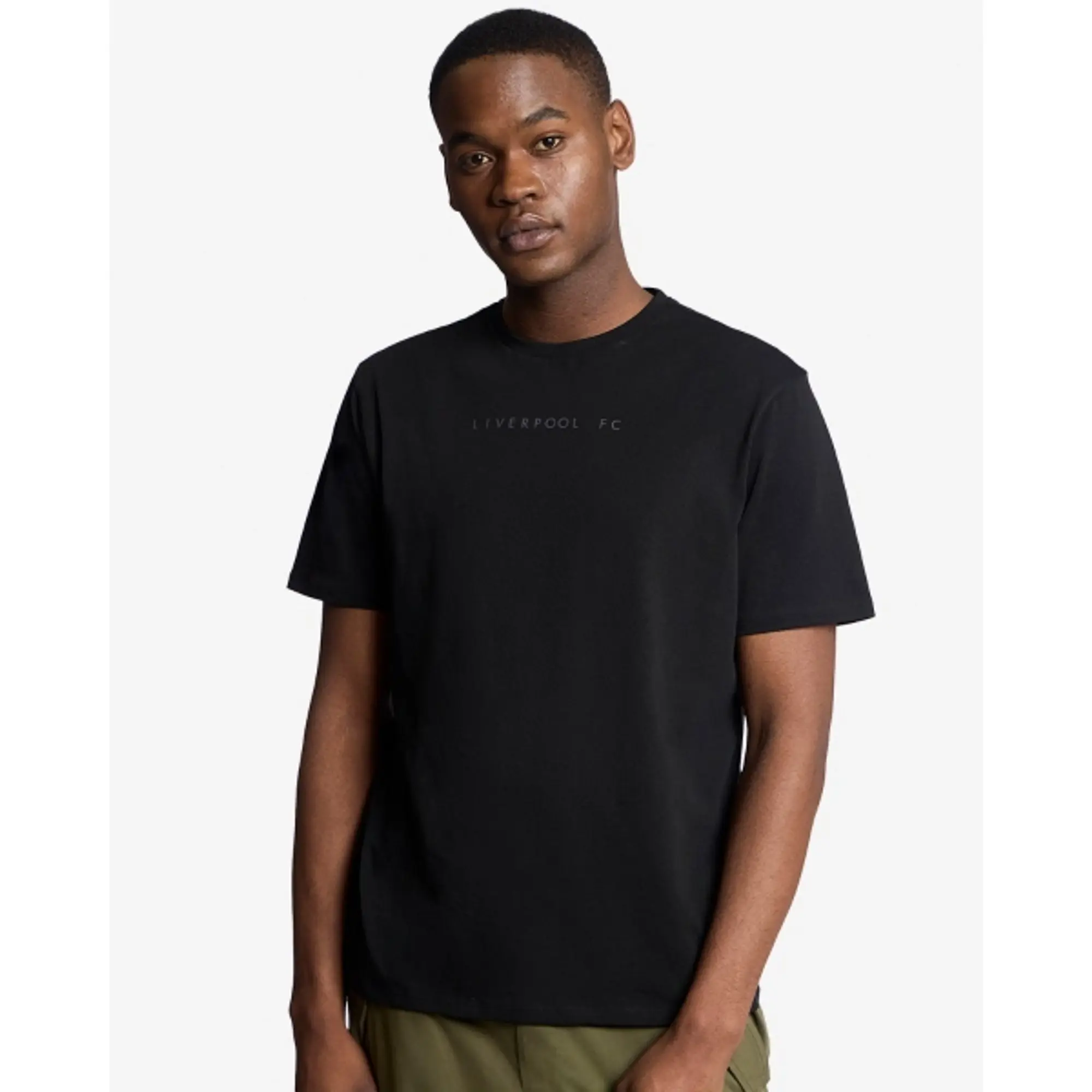 LFC Mens Liverbird Ball Tee Black