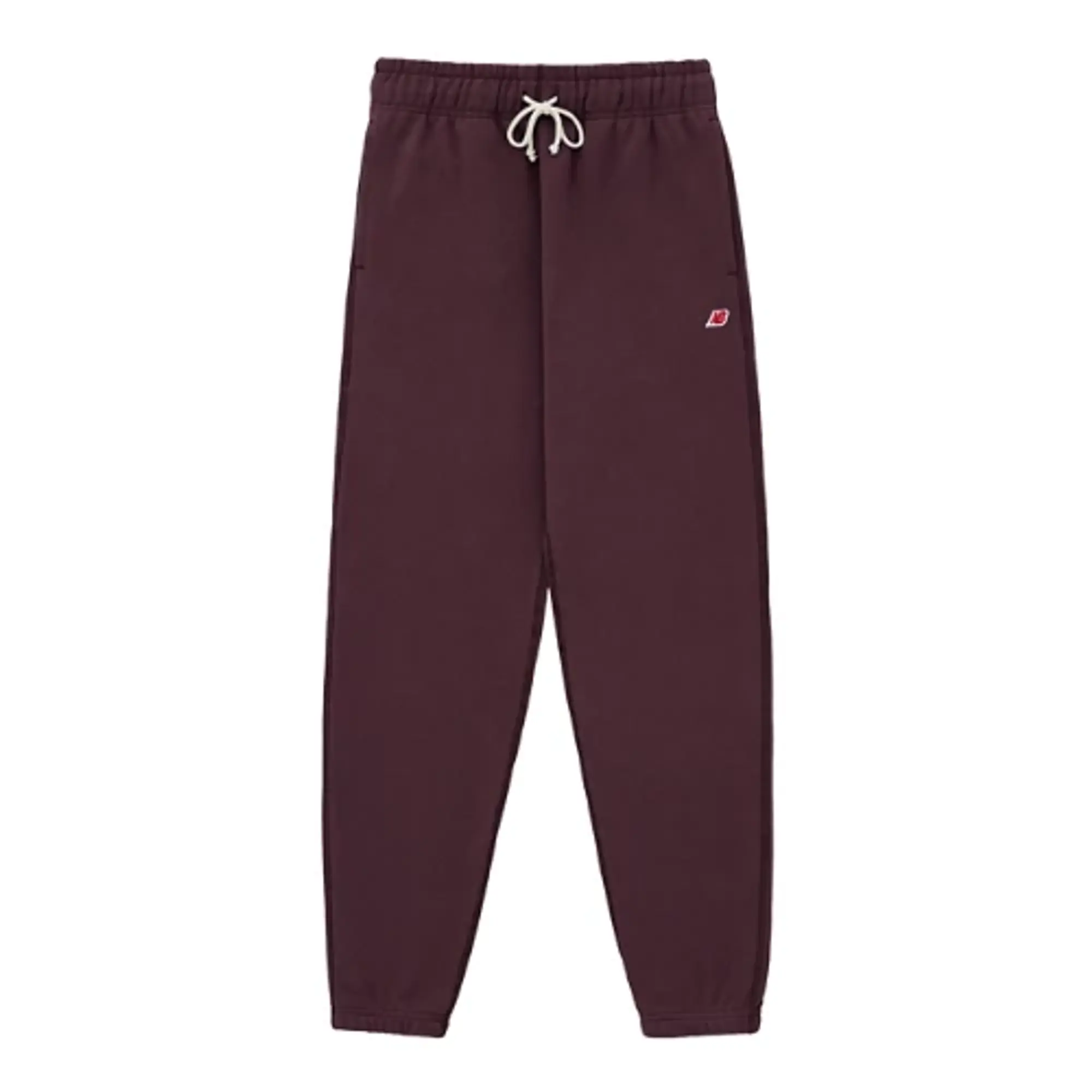 New Balance Men's Made in USA Core Sweatpant in Brown Cotton Fleece