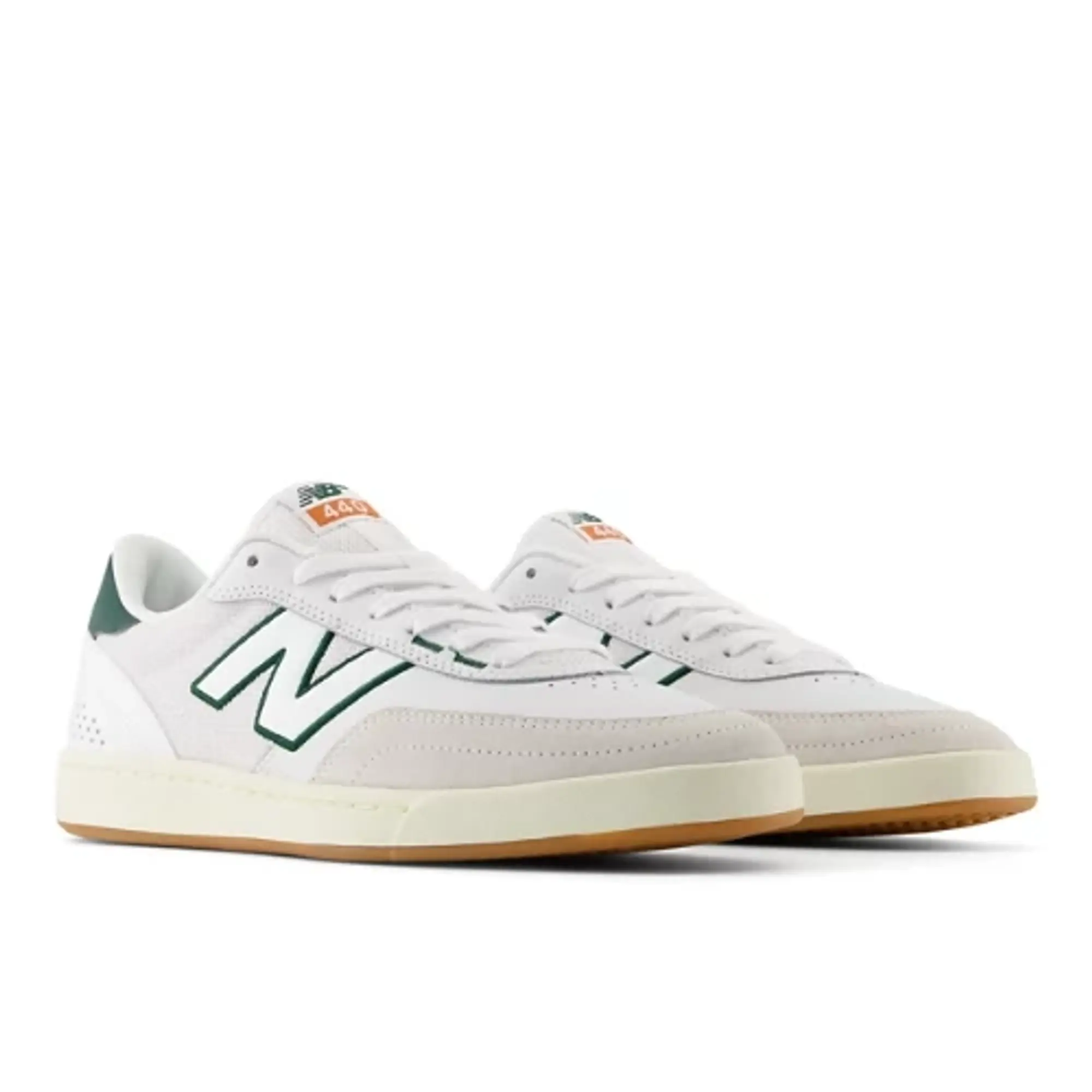 New Balance Unisex NB Numeric 440 V2 in White/Black Suede/Mesh