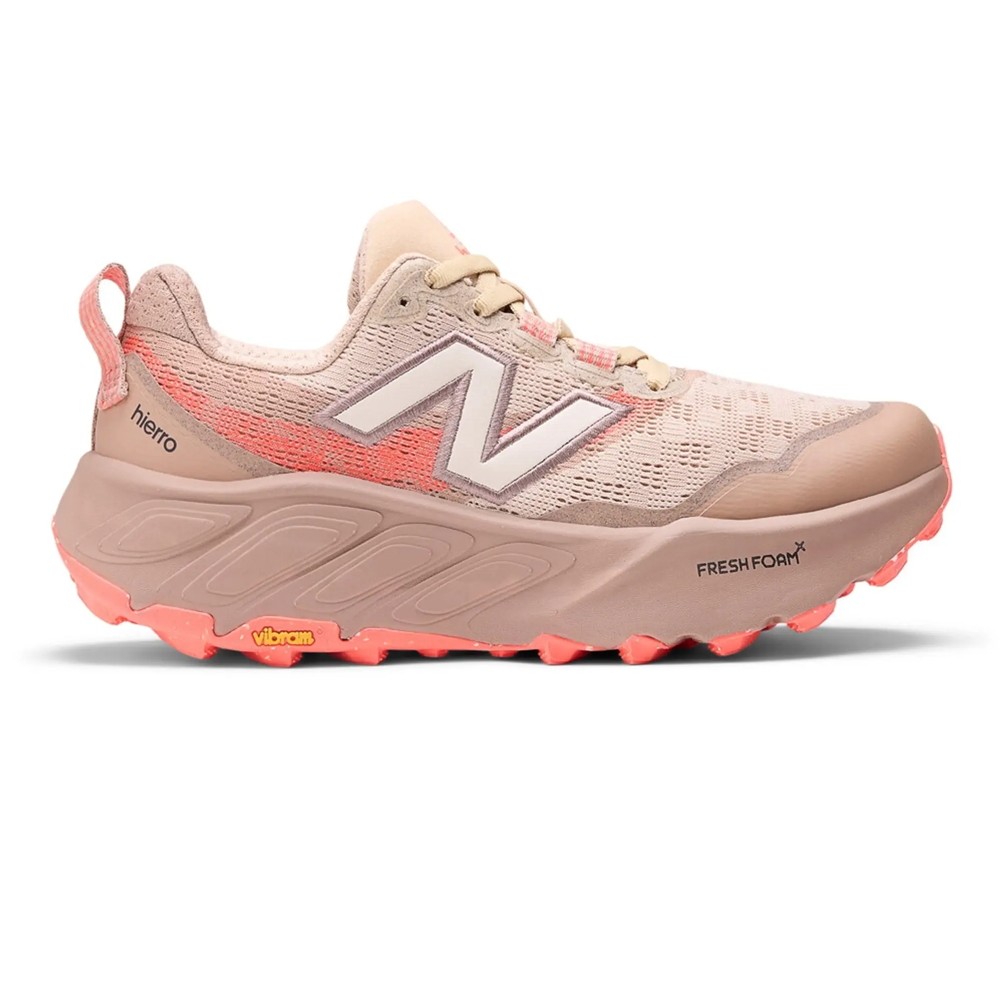 New Balance Women's Fresh Foam X Hierro v9 in Brown/Red Synthetic