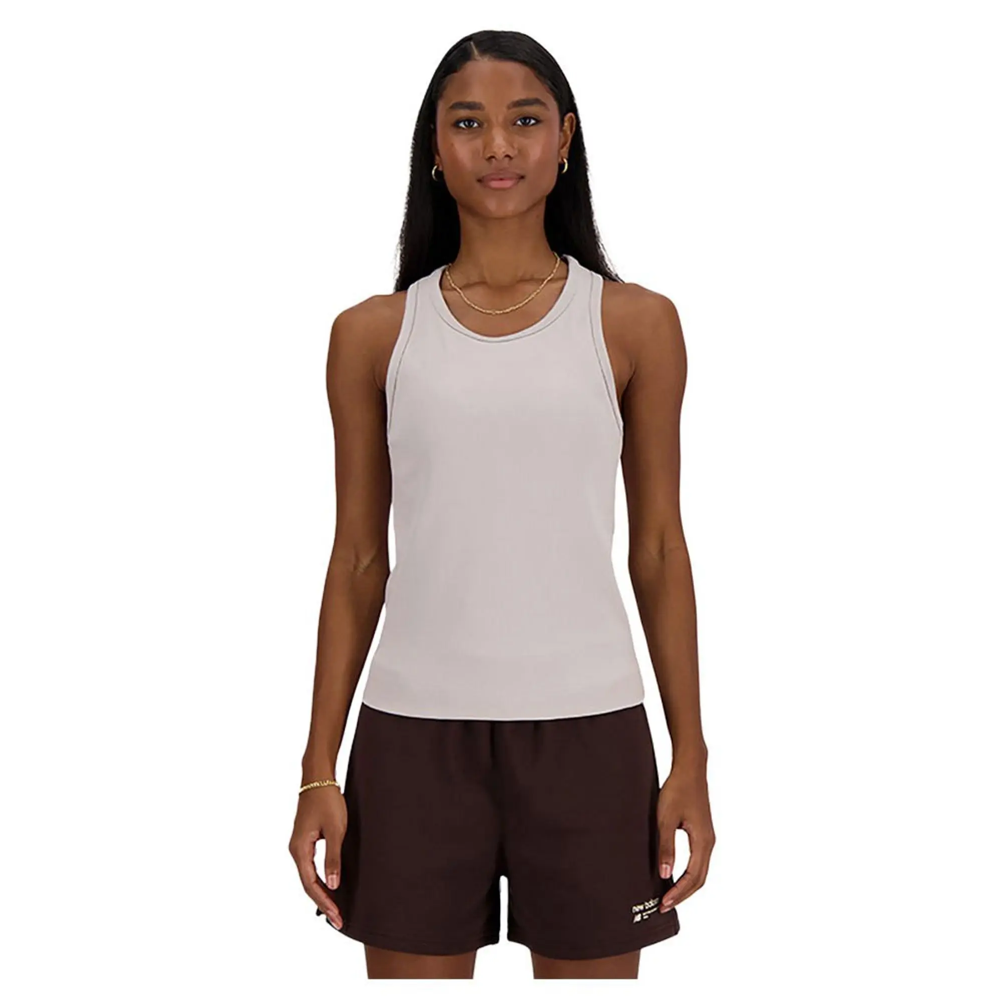 New Balance Linear Heritage Rib Sleeveless T-shirt