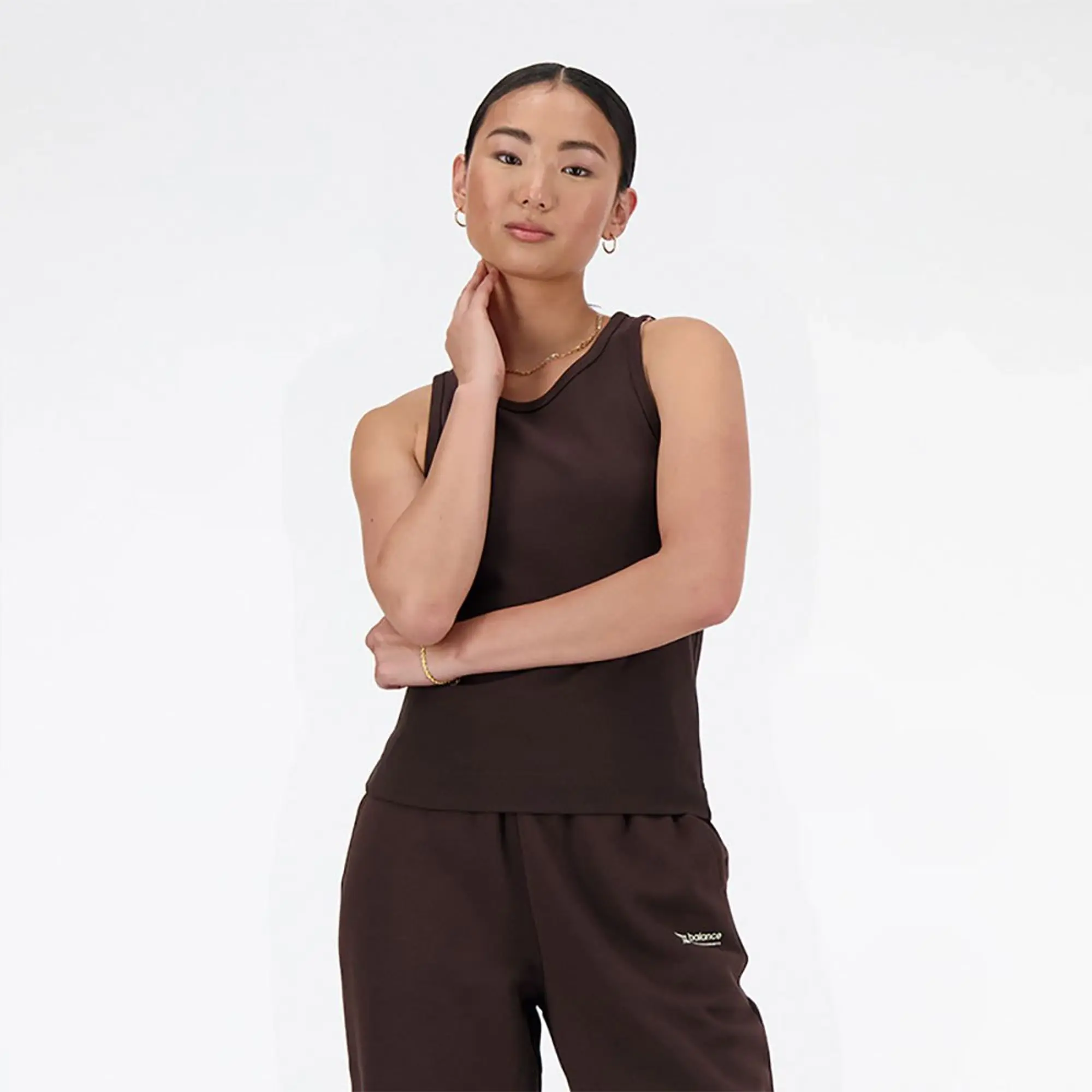 New Balance Linear Heritage Rib Sleeveless T-shirt