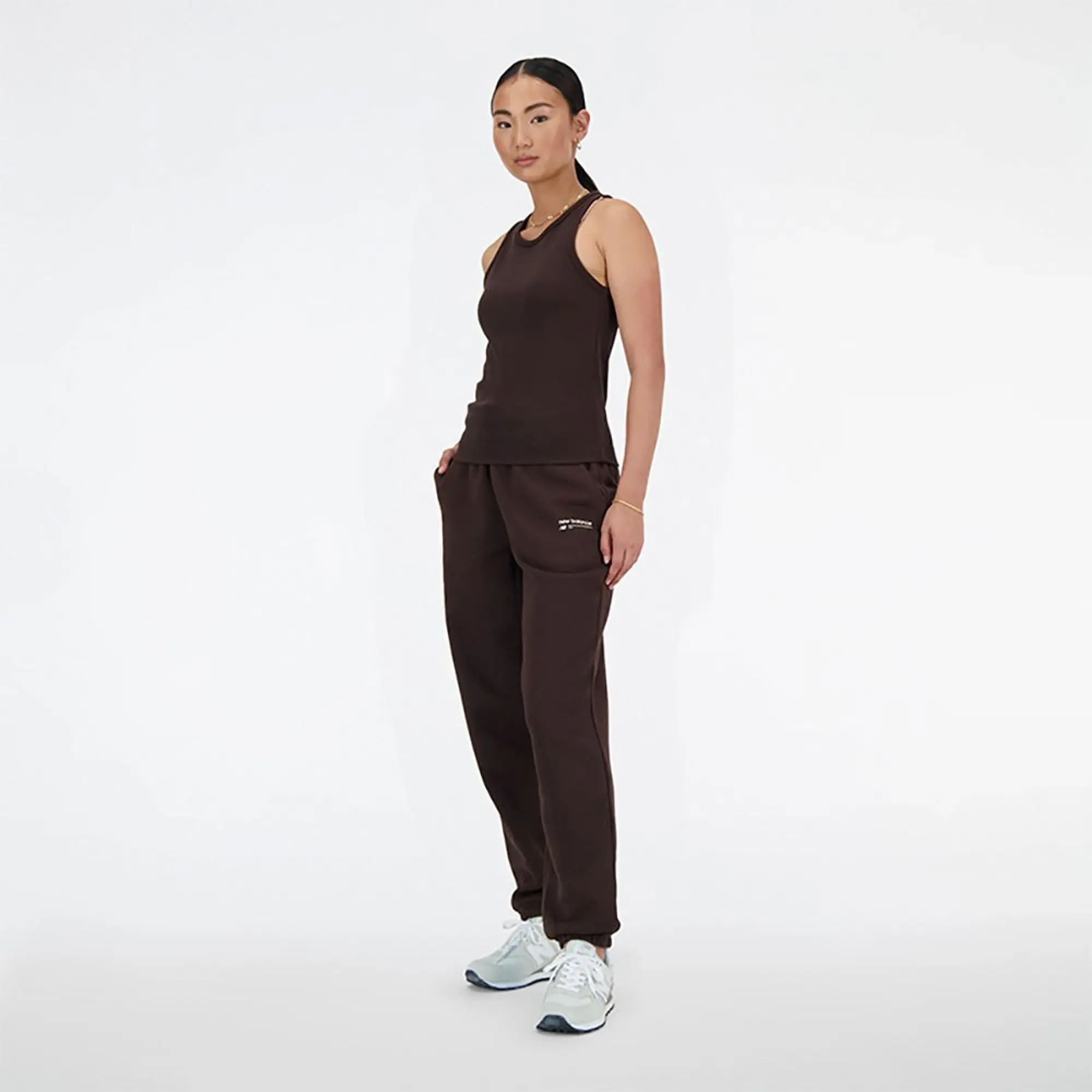 New Balance Linear Heritage Rib Sleeveless T-shirt