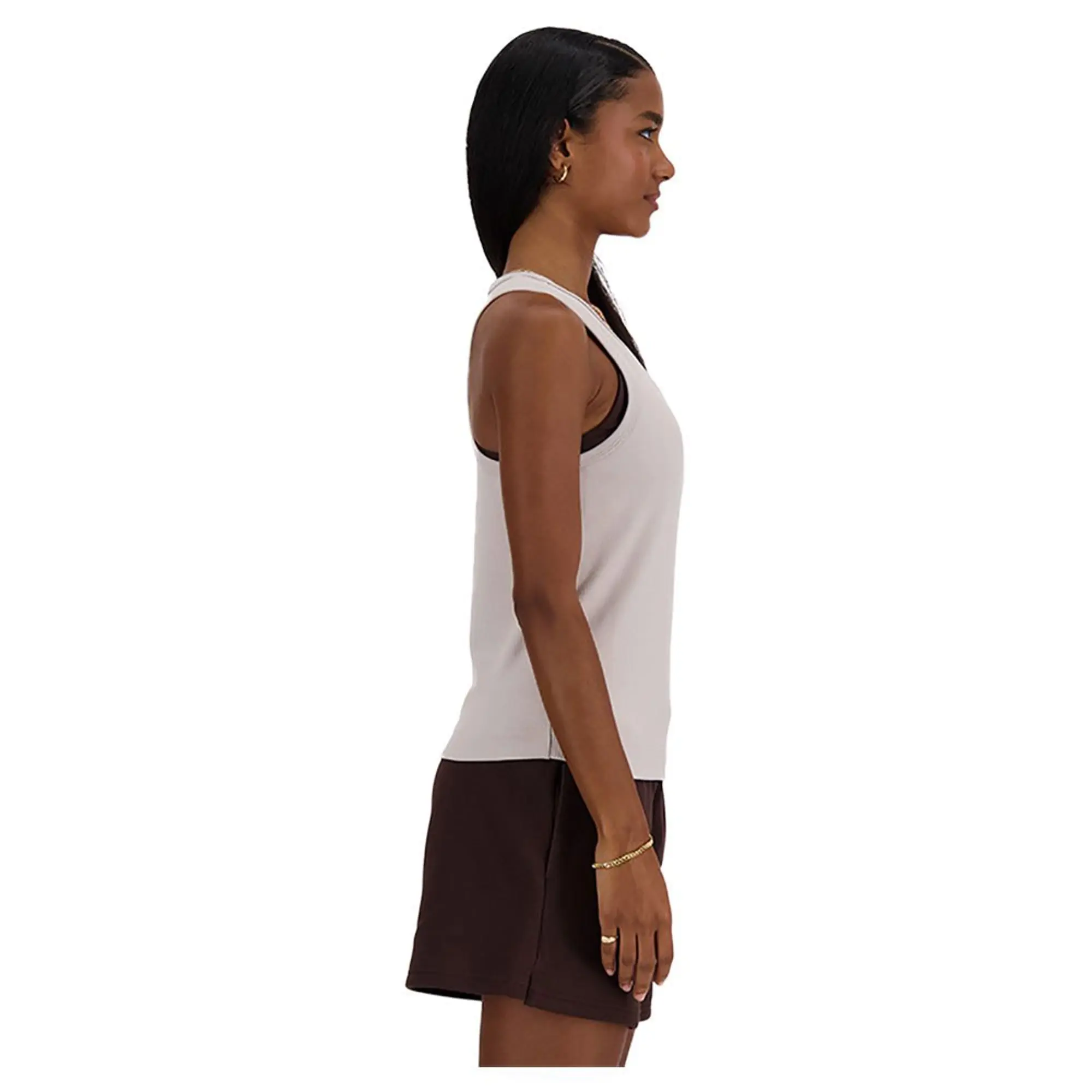 New Balance Linear Heritage Rib Sleeveless T-shirt