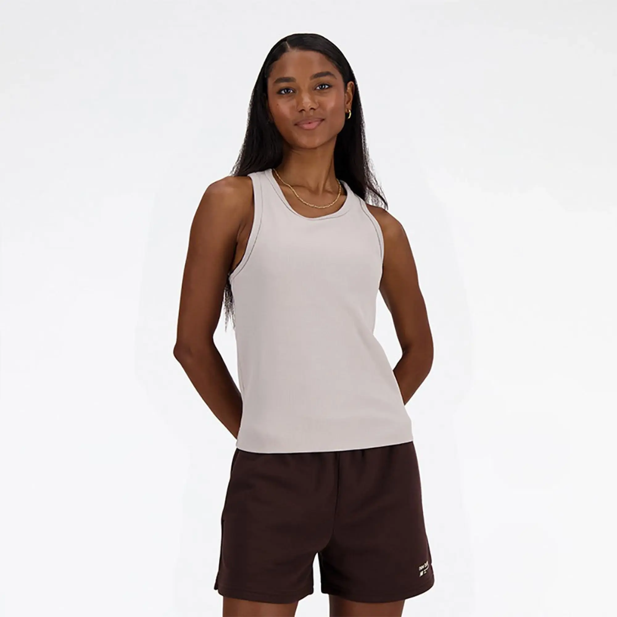 New Balance Linear Heritage Rib Sleeveless T-shirt