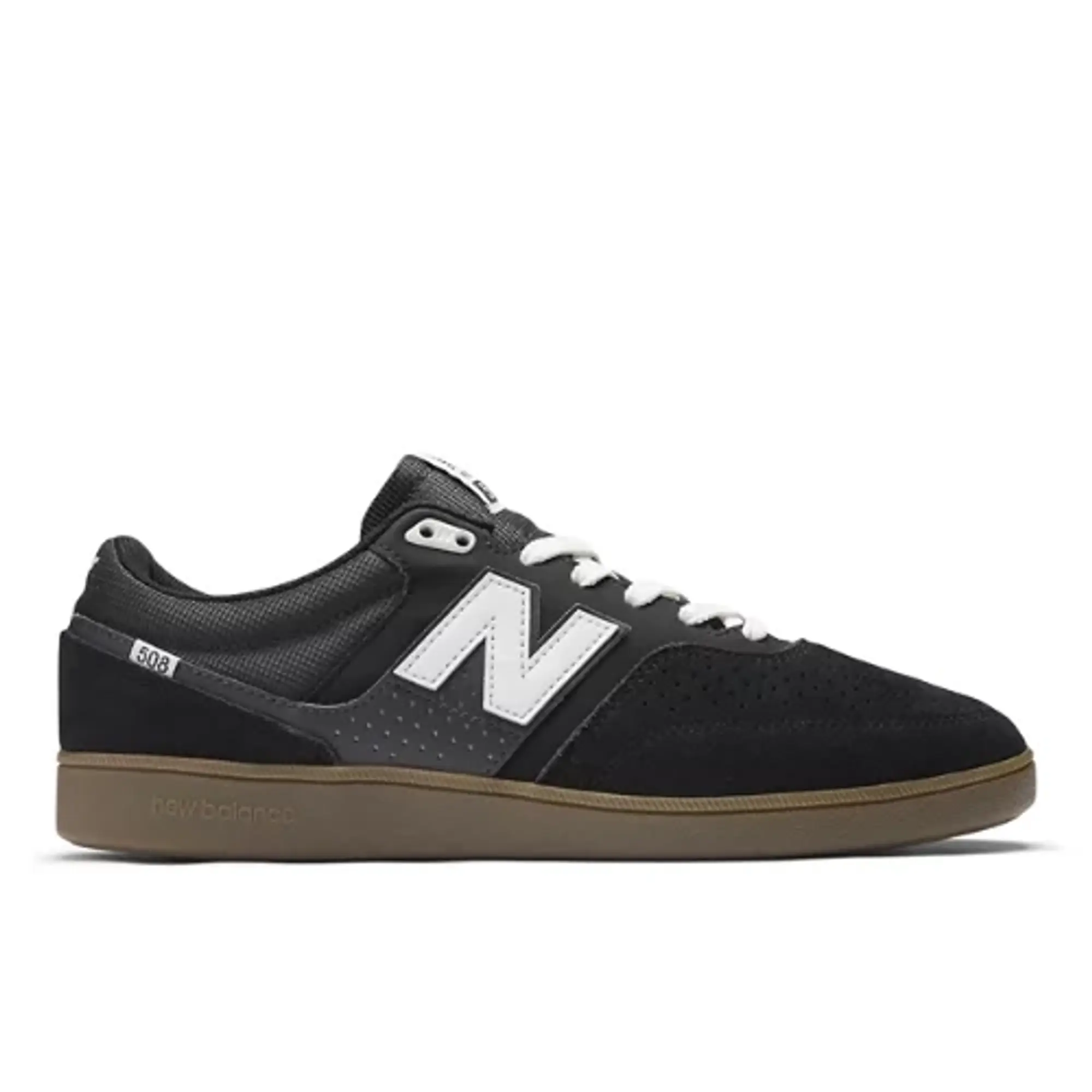 New Balance Unisex NB Numeric Brandon Westgate 508 in Black/White Suede/Mesh
