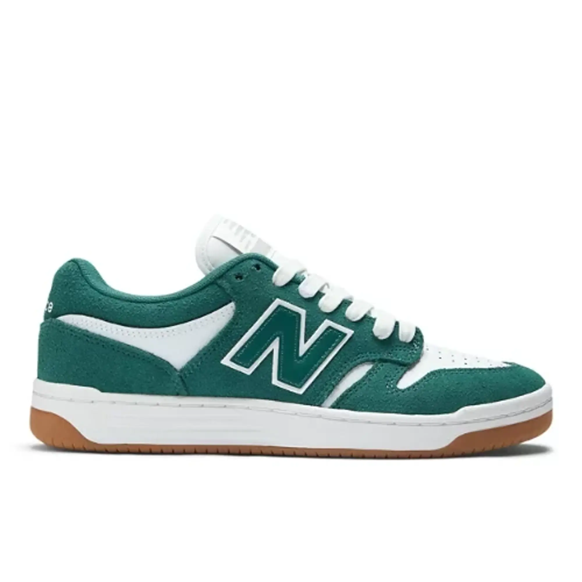 New Balance Unisex NB Numeric 480 in Green/White Suede/Mesh