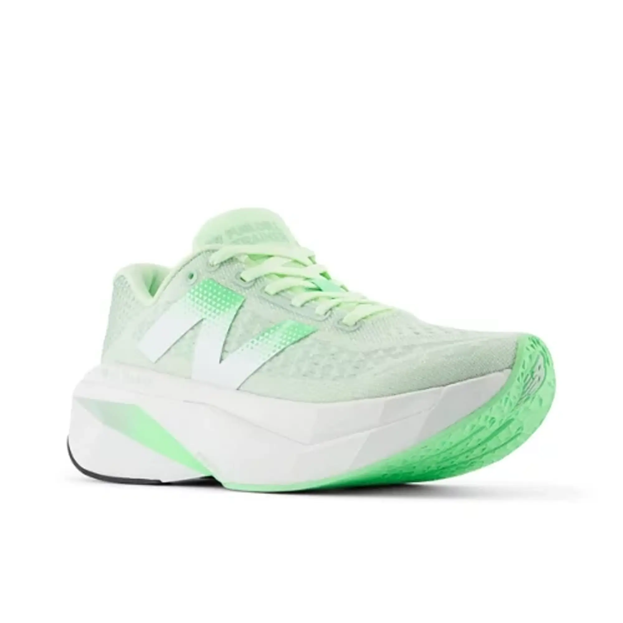 New Balance Women's FuelCell SuperComp Trainer v3 in Green/White Synthetic