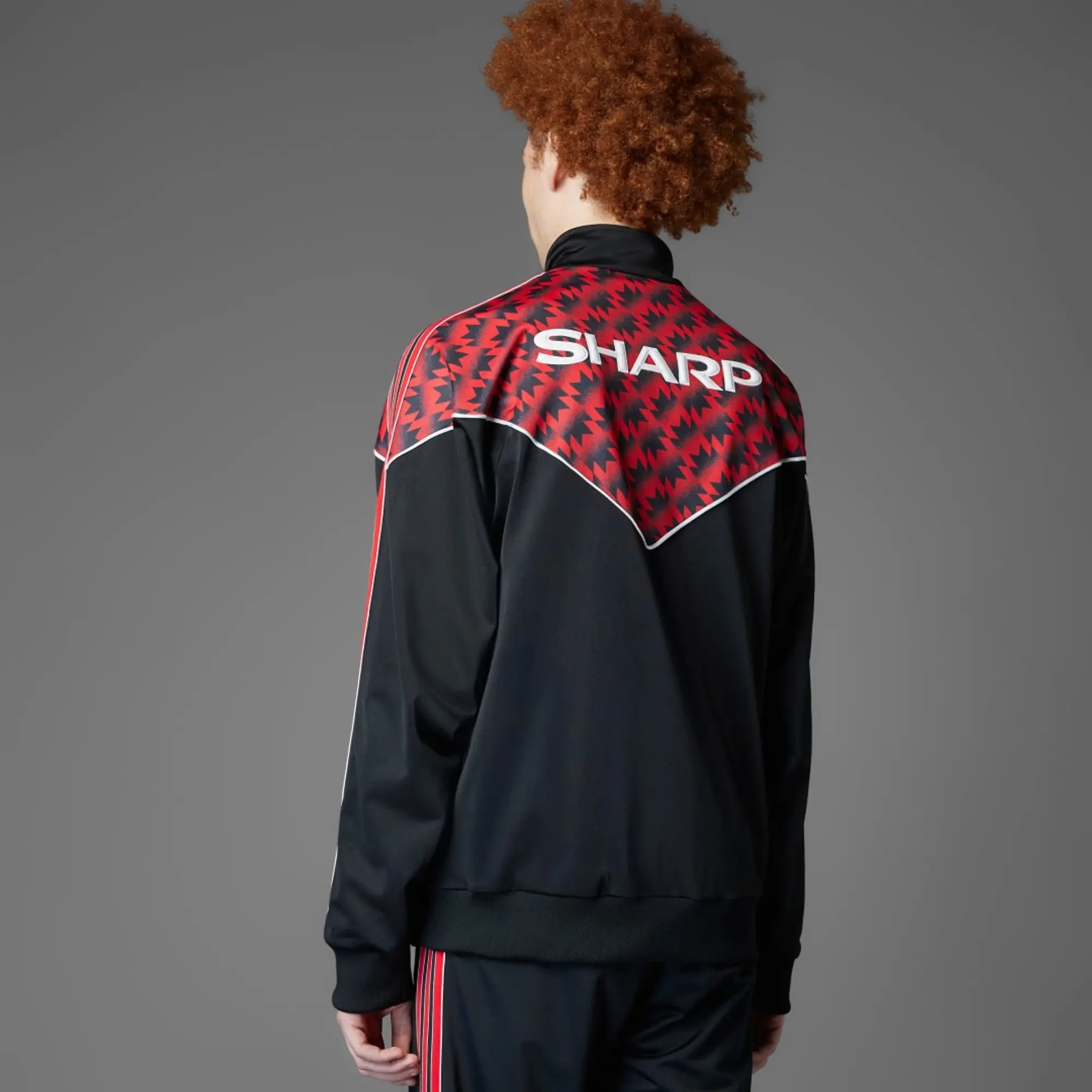 トップス Manchester United '91 Tops & Pants Manchester United '91 Track Top - Black | adidas Hong Kong