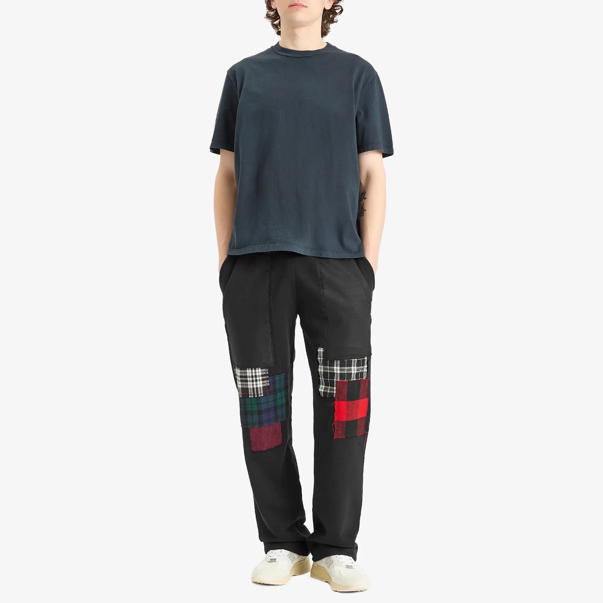 Junya Watanabe MAN Men's x Reigning Champ Patchwork Pants Black Mix
