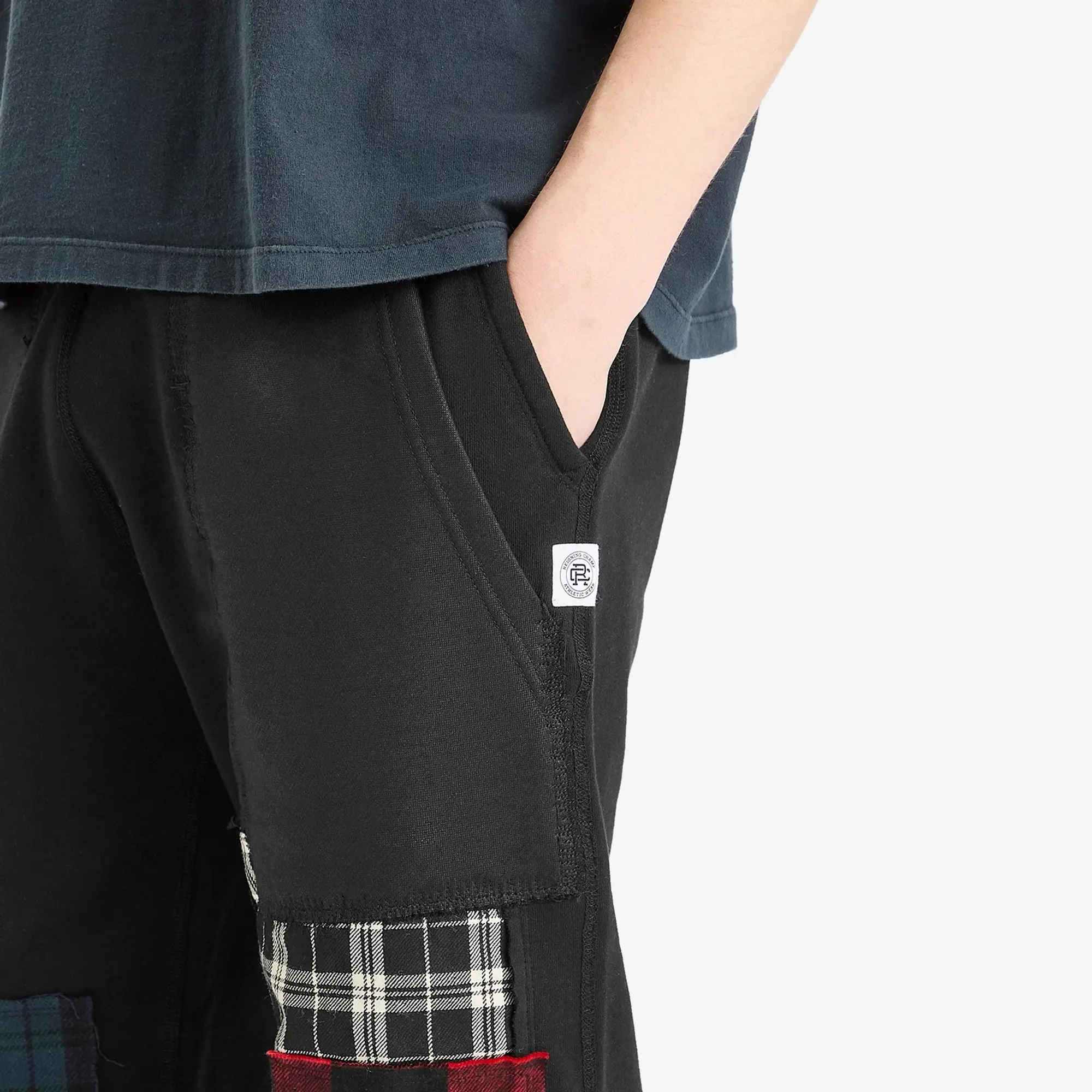 Junya Watanabe MAN Men's x Reigning Champ Patchwork Pants Black Mix