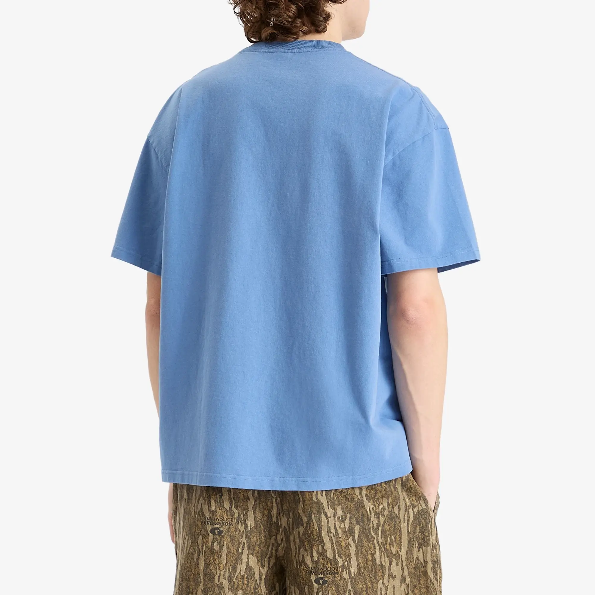 Brain Dead Men's Rising Ear T-Shirt Blue