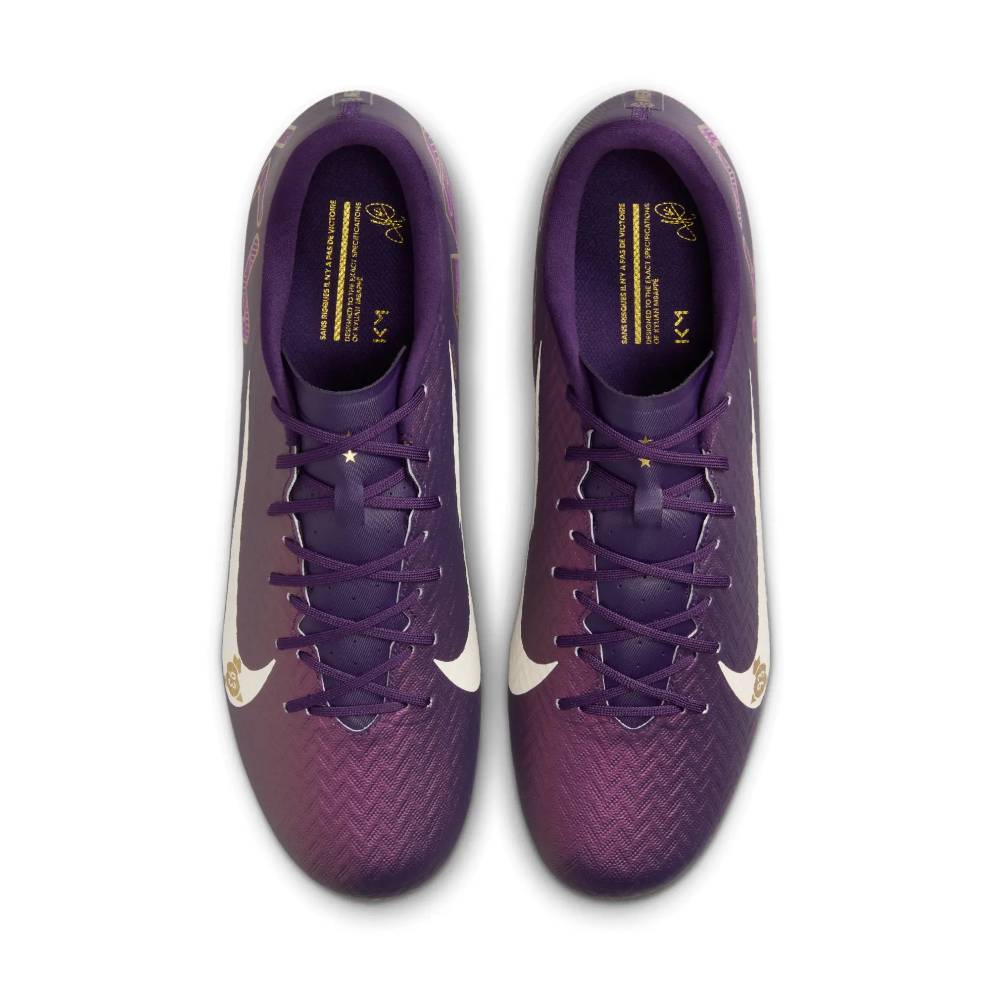 Nike Mercurial Vapor 16 Academy 'Kylian Mbappé' MG Low-Top Football Boot - Purple