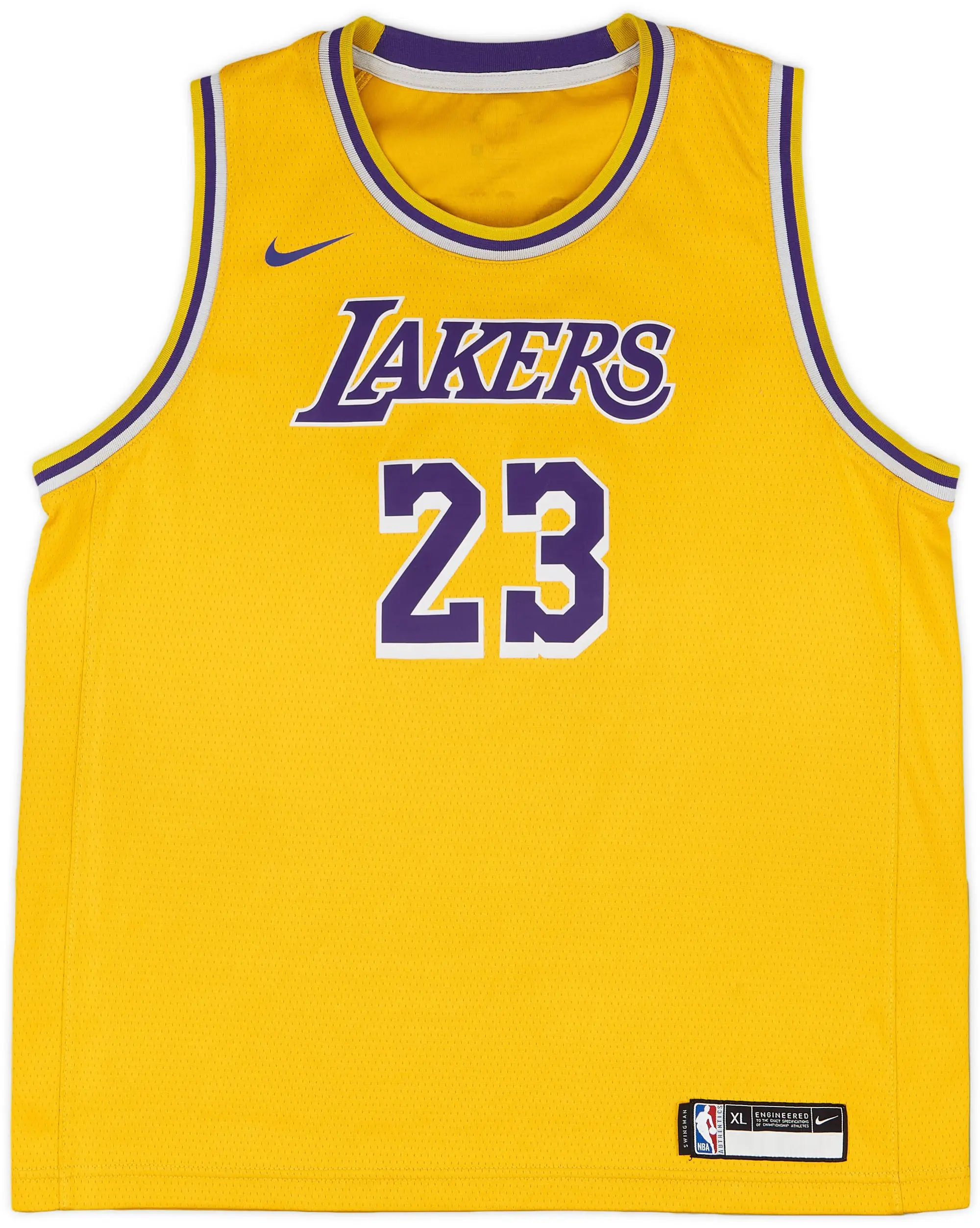 2018-21 LA Lakers James #23 Nike Swingman Away Jersey - 5/10 - (XL.Boys)