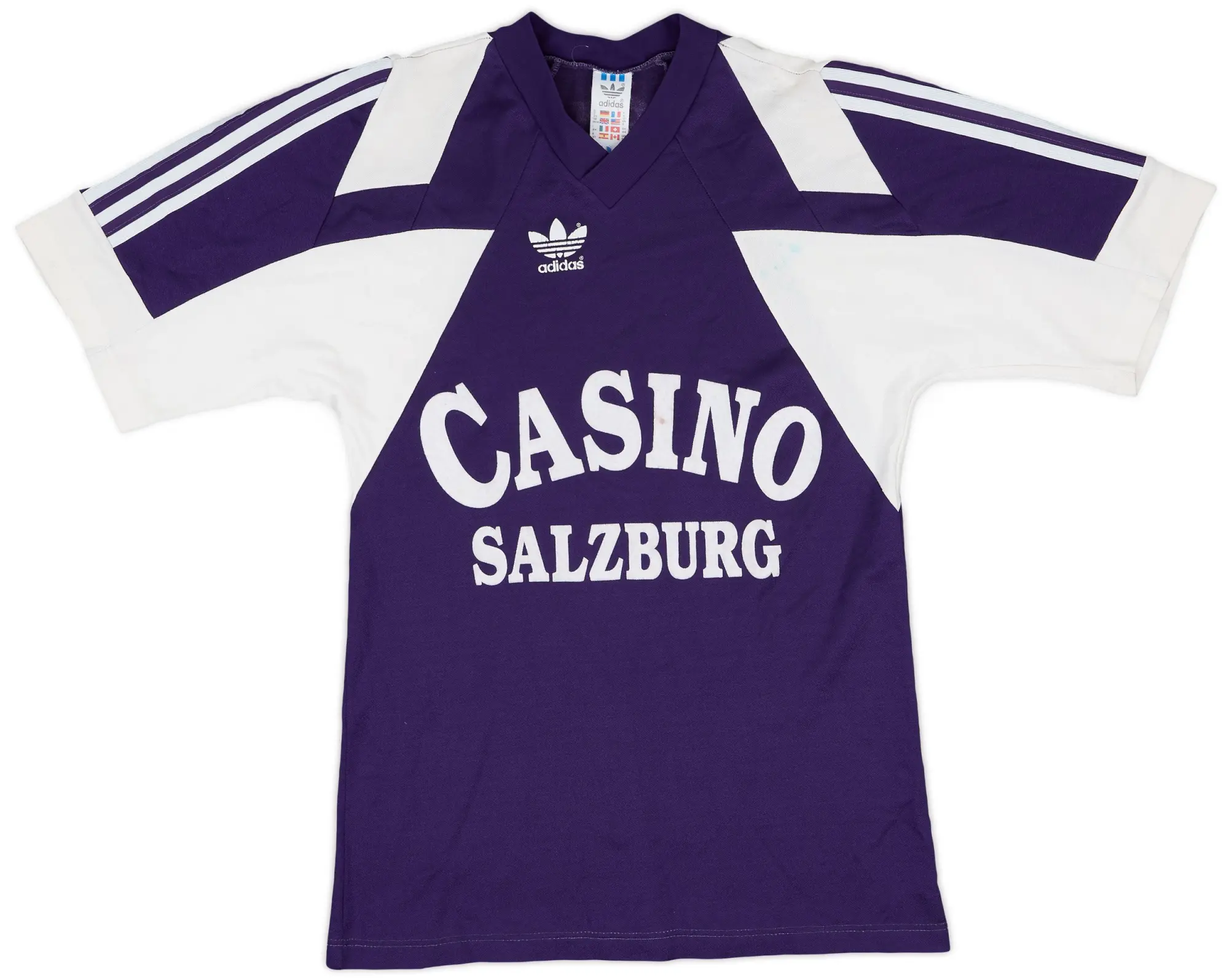 1991-92 Casino Salzburg Match Issue Away Shirt #3