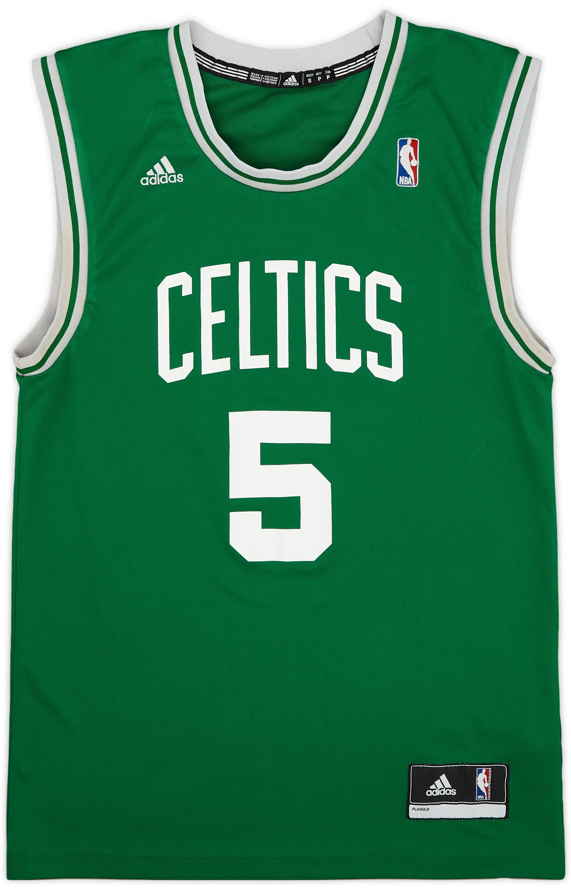 2010-13 Boston Celtics Garnett #5 adidas Away Jersey - 7/10 - (S)