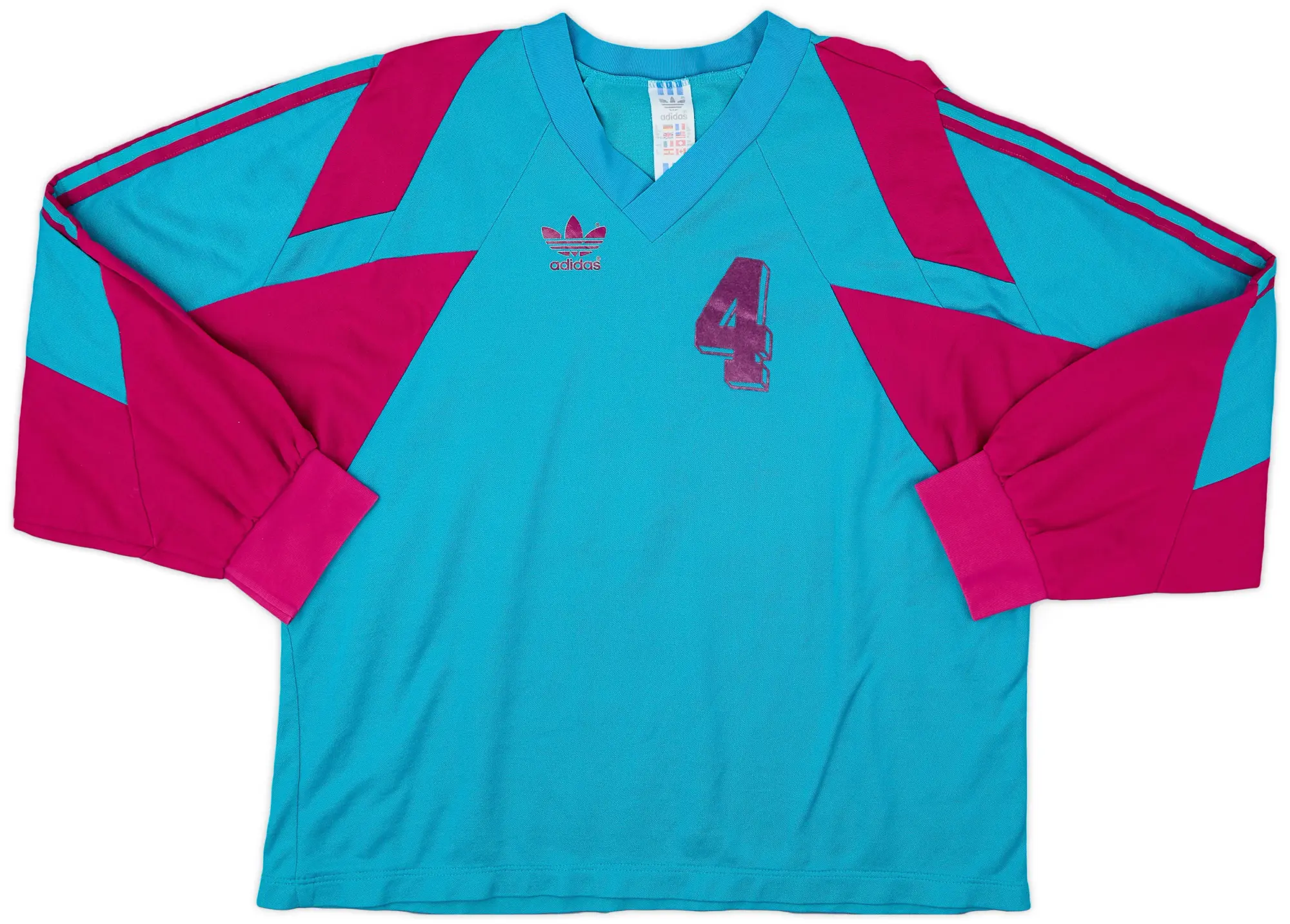 1980s adidas Template L/S Shirt #4 - 8/10 - (XL)