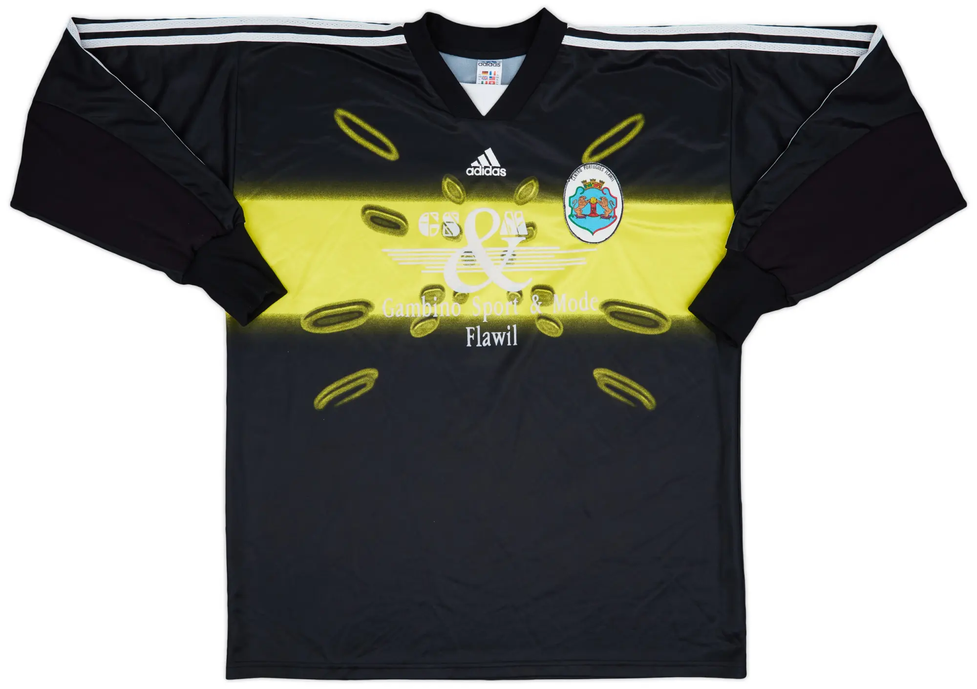 1990s adidas Template GK Shirt (Centro Portugues Flawil) #1 - 9/10 - (XL)