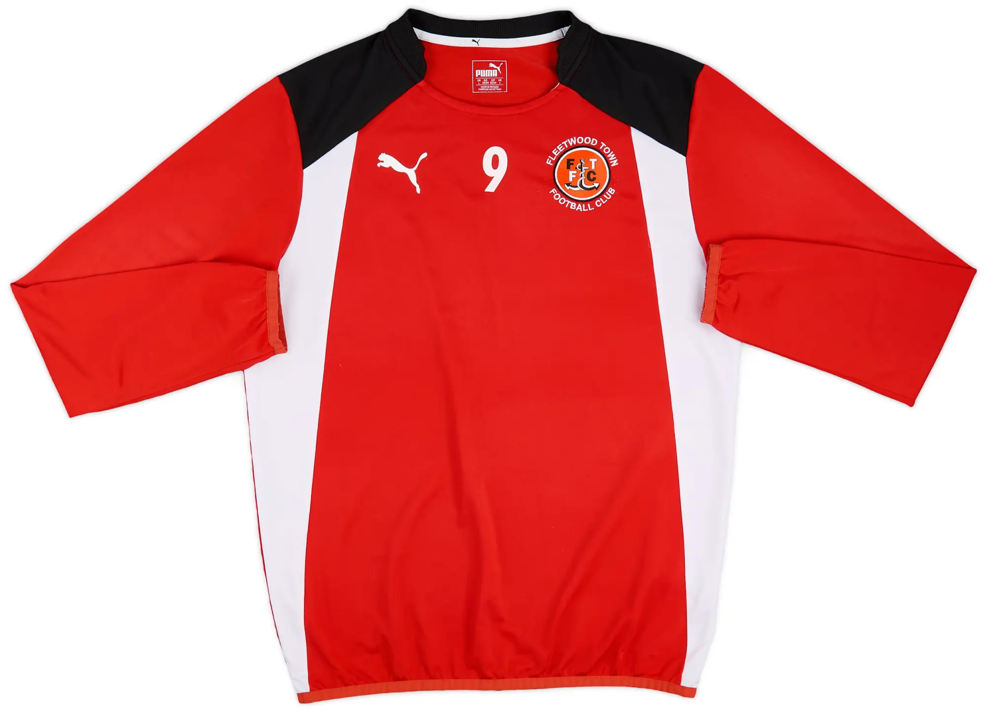 2016-17 Fleetwood Puma Player Issue Sweat Top #9 - 9/10 - (L)