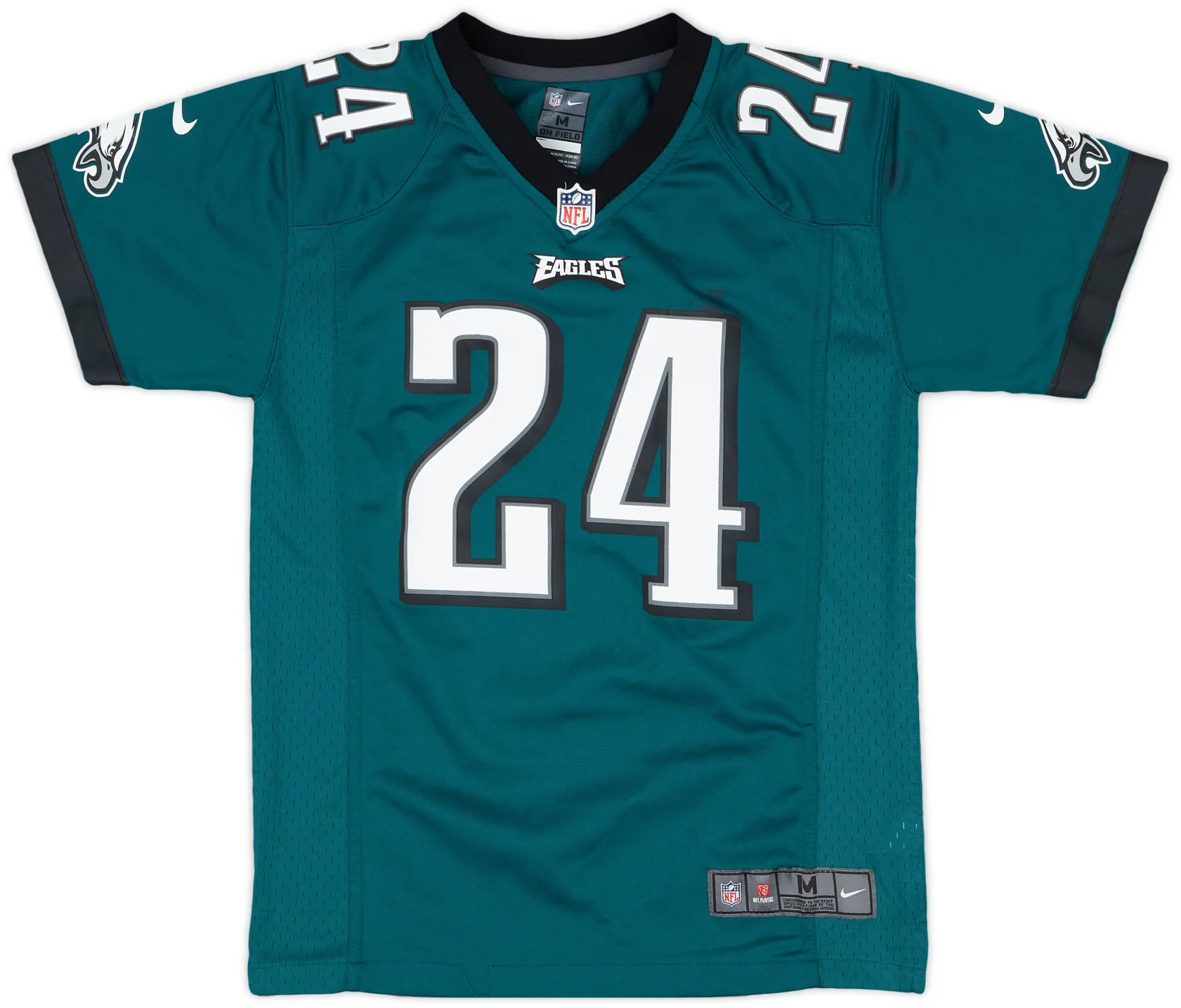 2012 Philadelphia Eagles Asomugha #24 Nike Game Home Jersey - 6/10 - (M.Boys)
