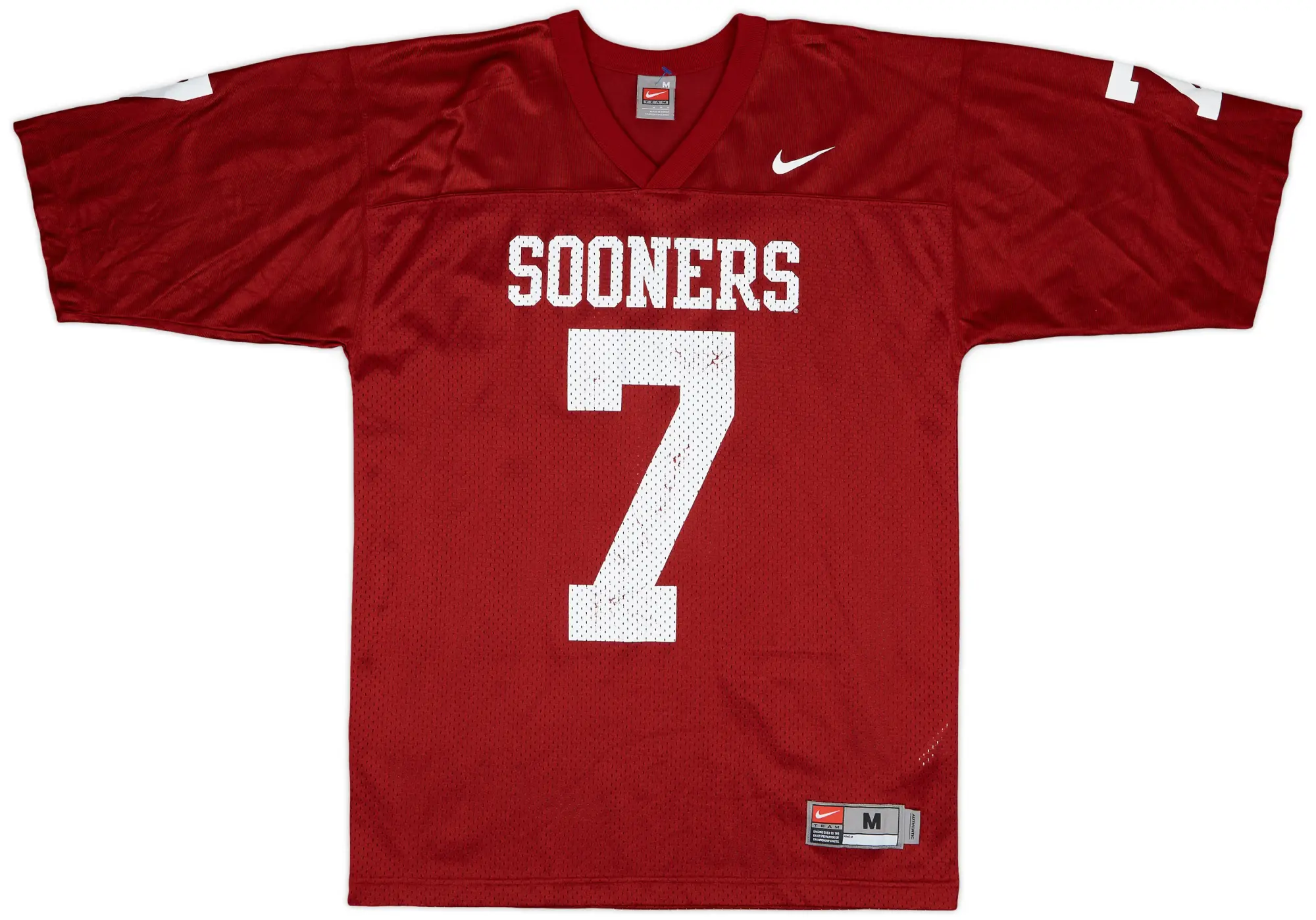 2006-08 Oklahoma Sooners Murray #7 Nike Home Jersey - 5/10 - (M)