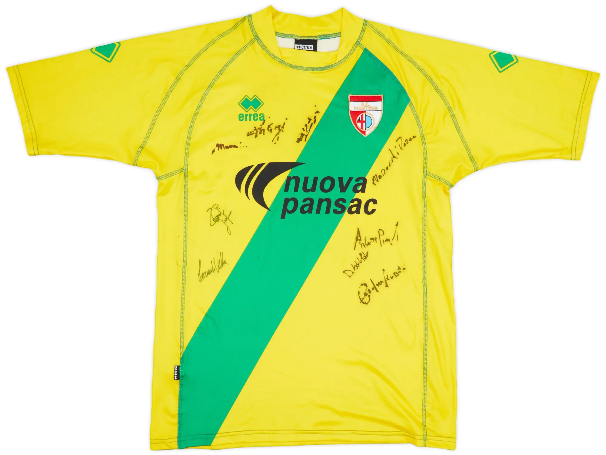 2005-06 Mantova Signed Third Shirt - 6/10 - (L)