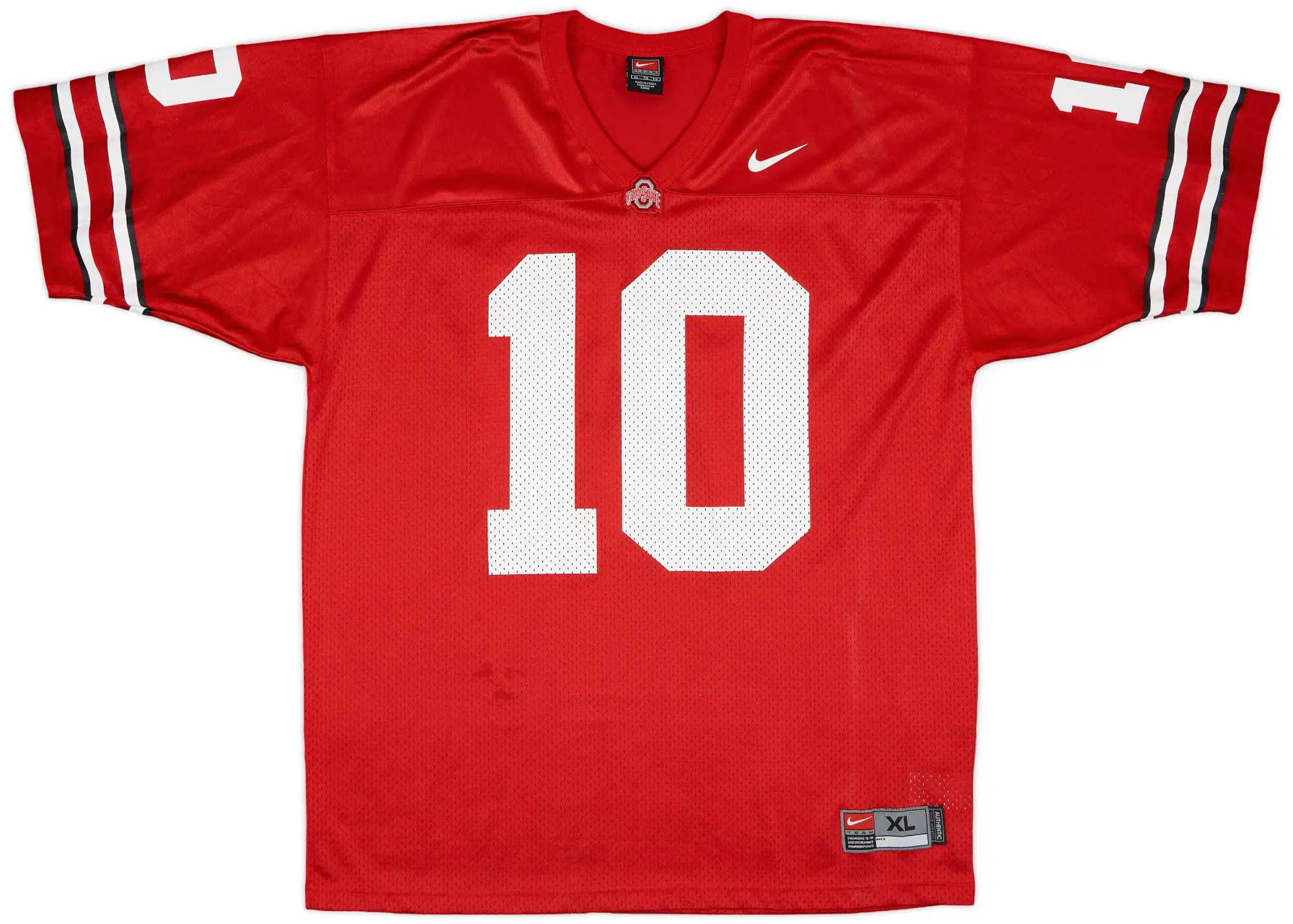 2003-06 Ohio State Buckeyes Smith #10 Nike Home Jersey - 6/10 - (XL)