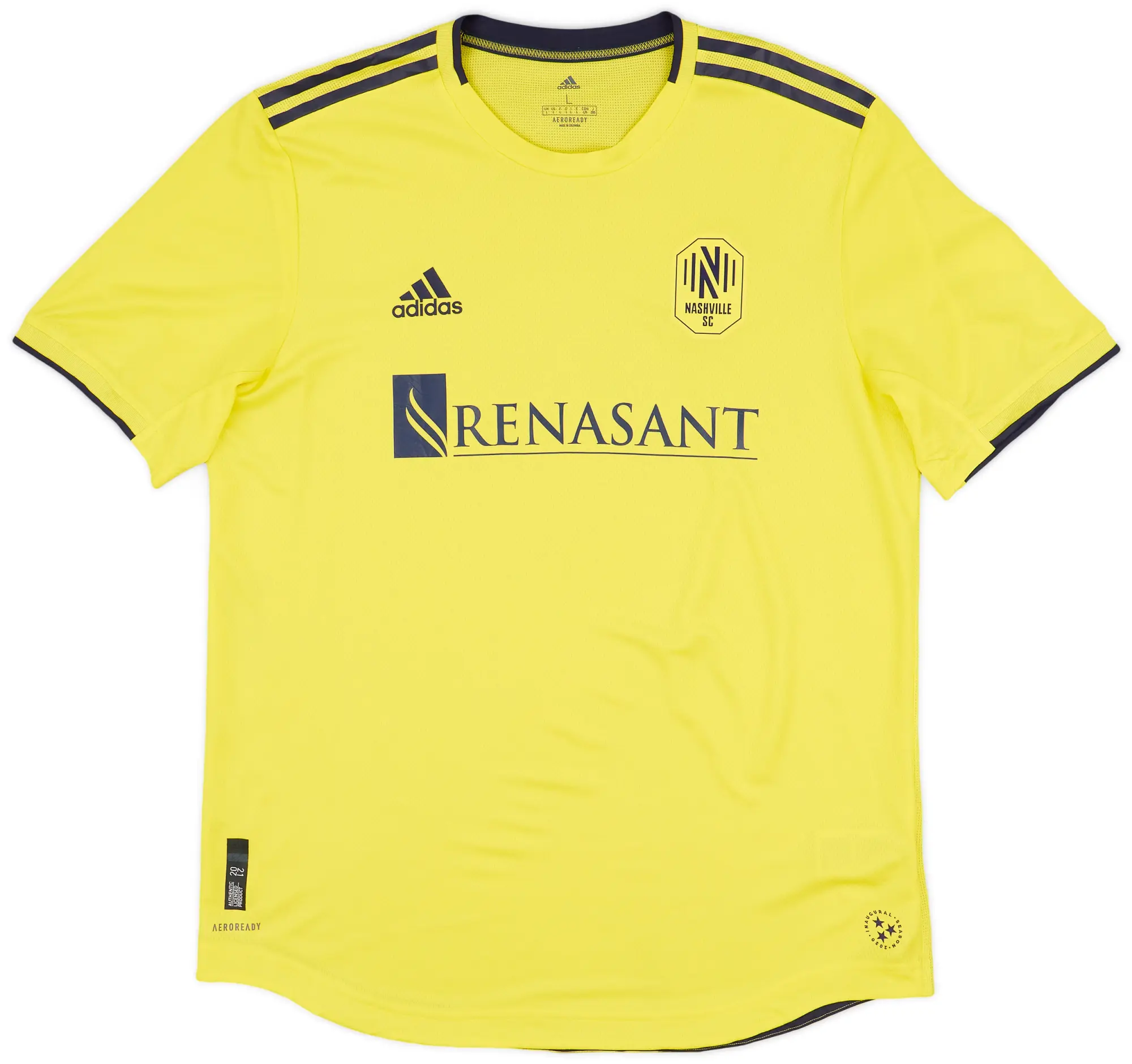 2020-21 Nashville Authentic Home Shirt - 10/10 - (L)