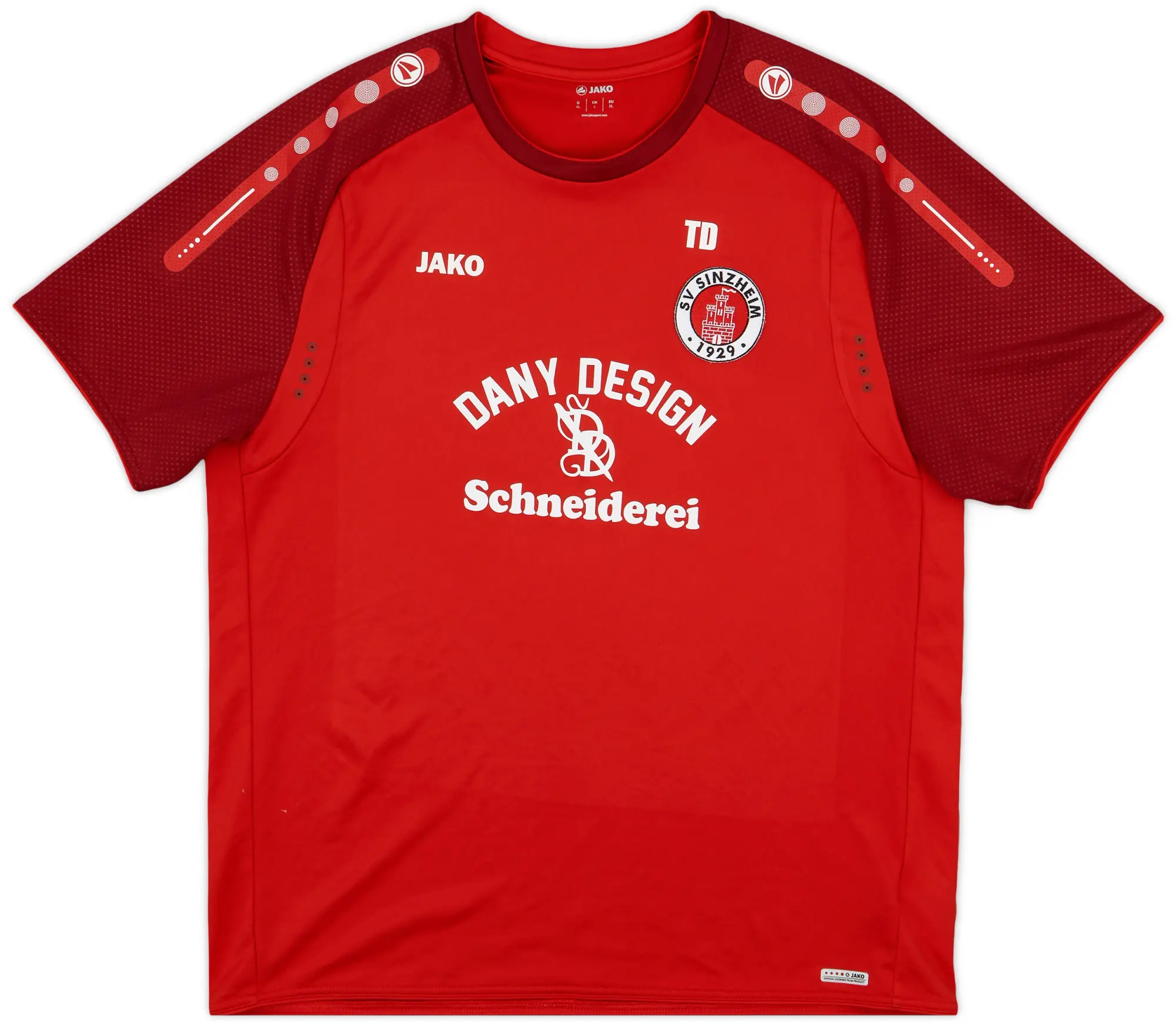 2017-18 Jako Template Shirt (SV Sinzheim) 'TD' - 9/10 - (L)