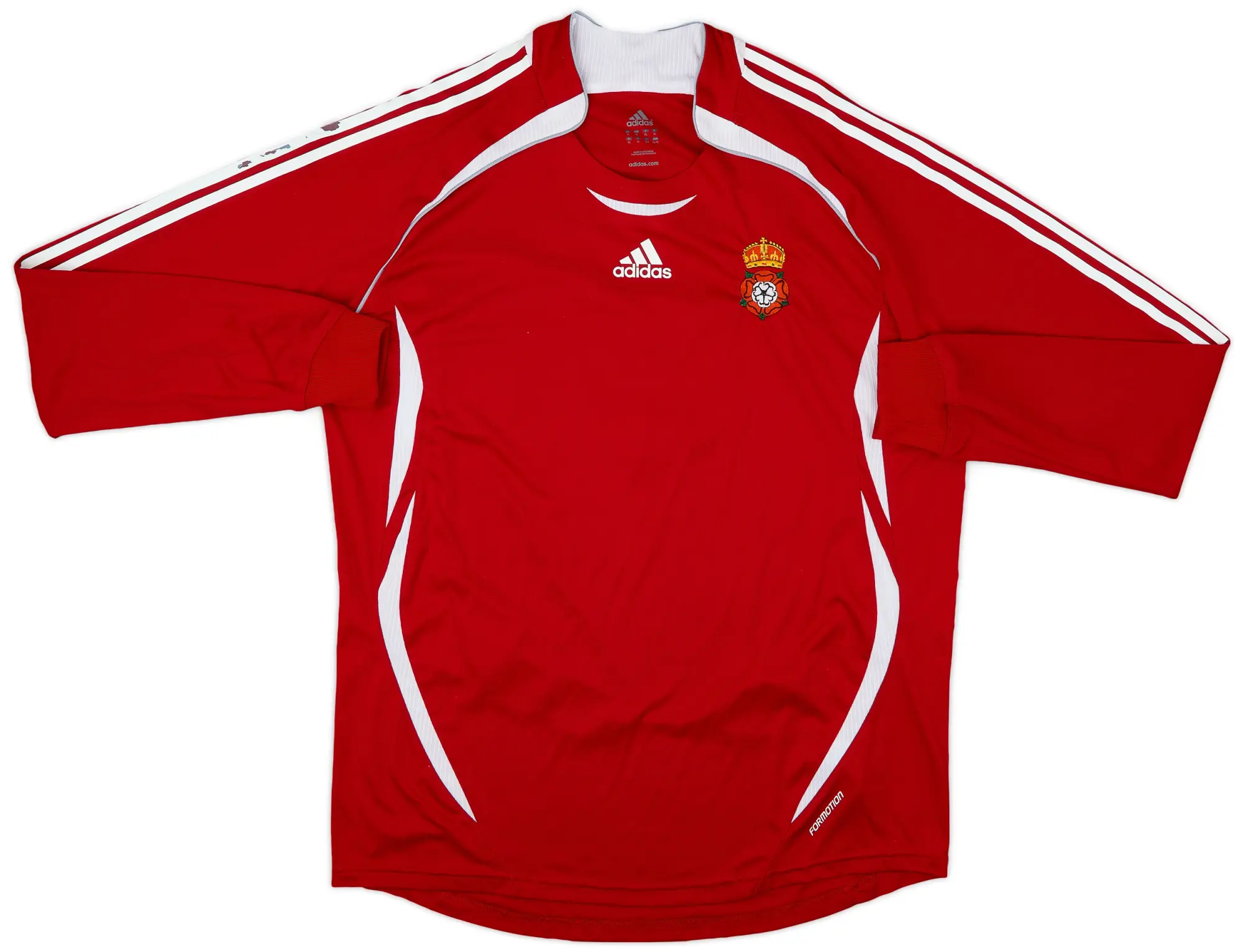 2006-08 adidas Template L/S Shirt (Lancaster Herald) #8 - 5/10 - (XL)