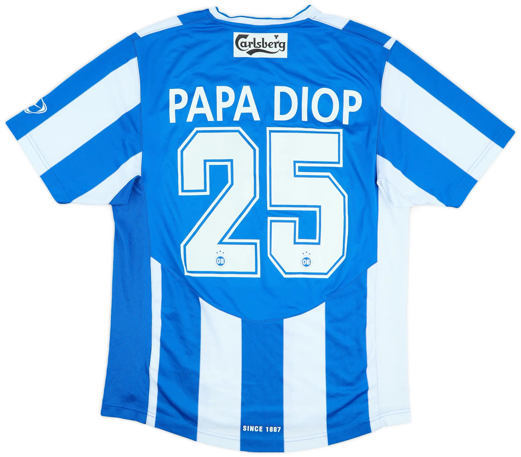 2007-08 Odense Home Shirt Papa Diop #25 - 10/10 - (L)