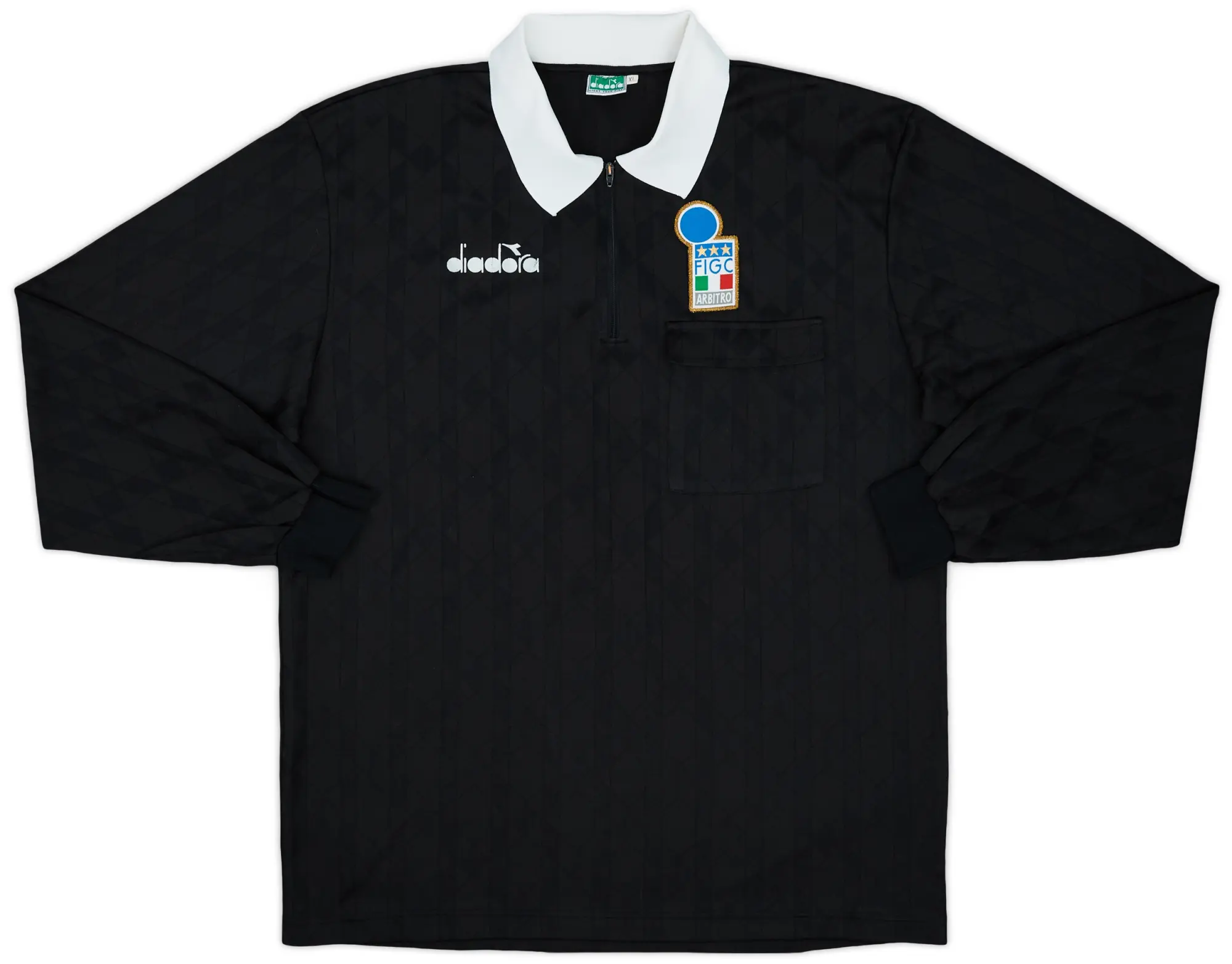 1990s FIGC Diadora Referee Shirt - 8/10 - (XL)