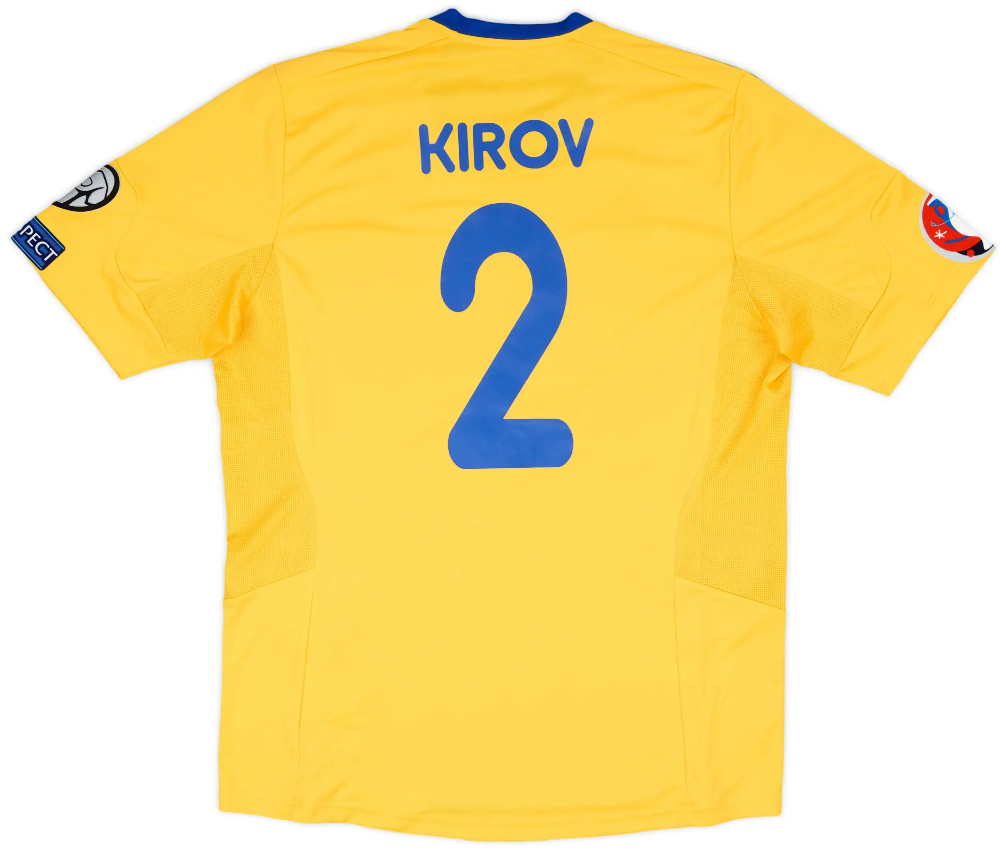 2014-15 Kazakhstan Match Issue European Championship Qualifiers Away Shirt Kirov #2