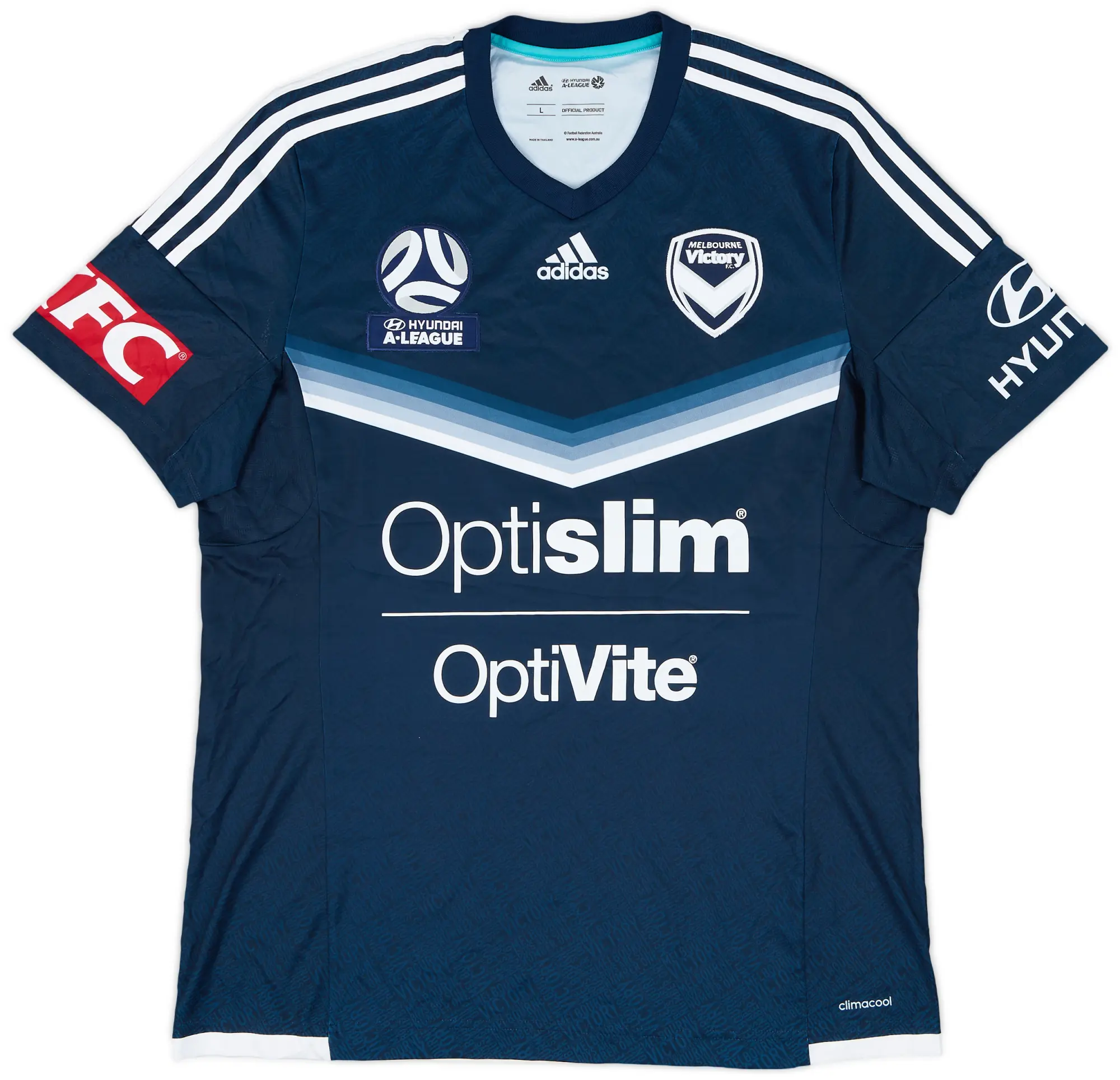2017-18 Melbourne Victory Home Shirt - 10/10 - (L)